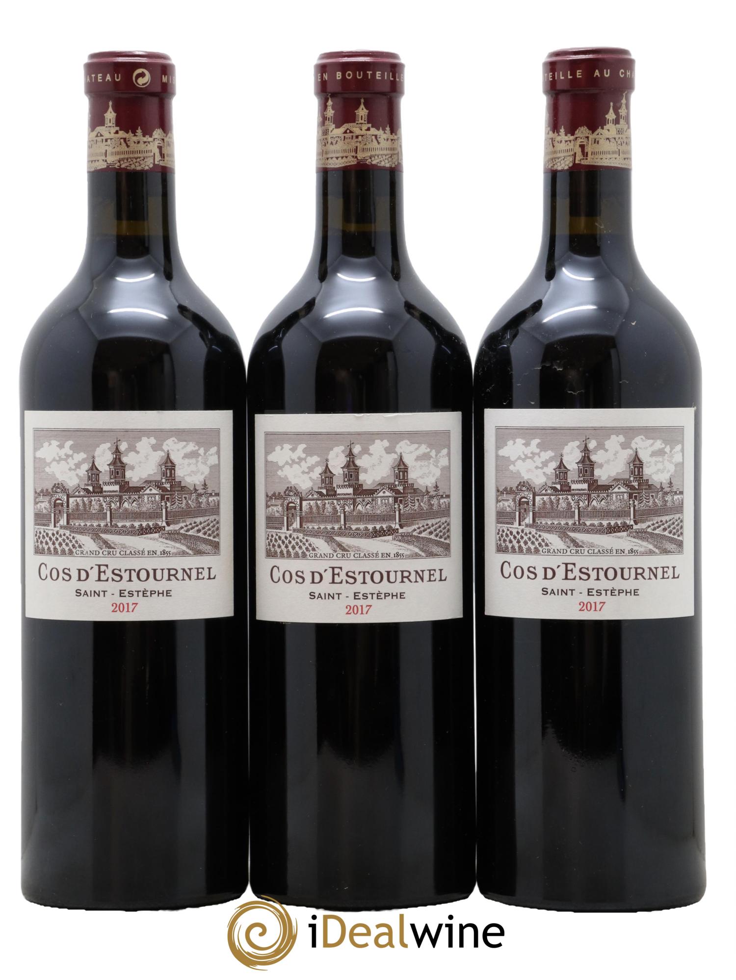 Cos d'Estournel 2ème Grand Cru Classé 2017 - Lot de 3 bouteilles - 0