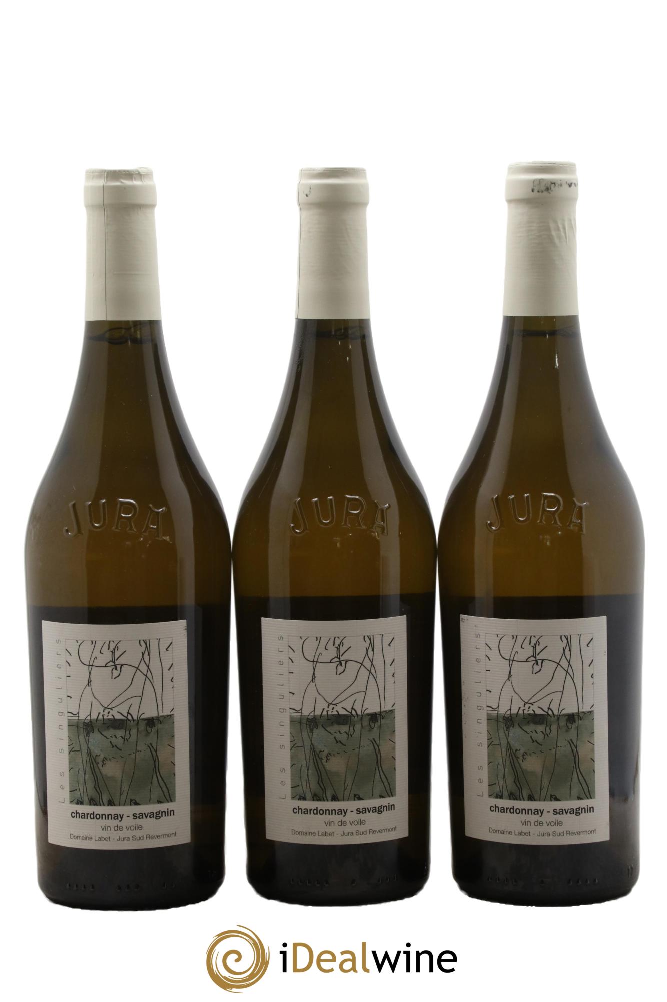 Côtes du Jura Vin de Voile Chardonnay-Savagnin cuvée de garde Romain - Julien - Charline Labet 2020 - Lot de 3 bouteilles - 0