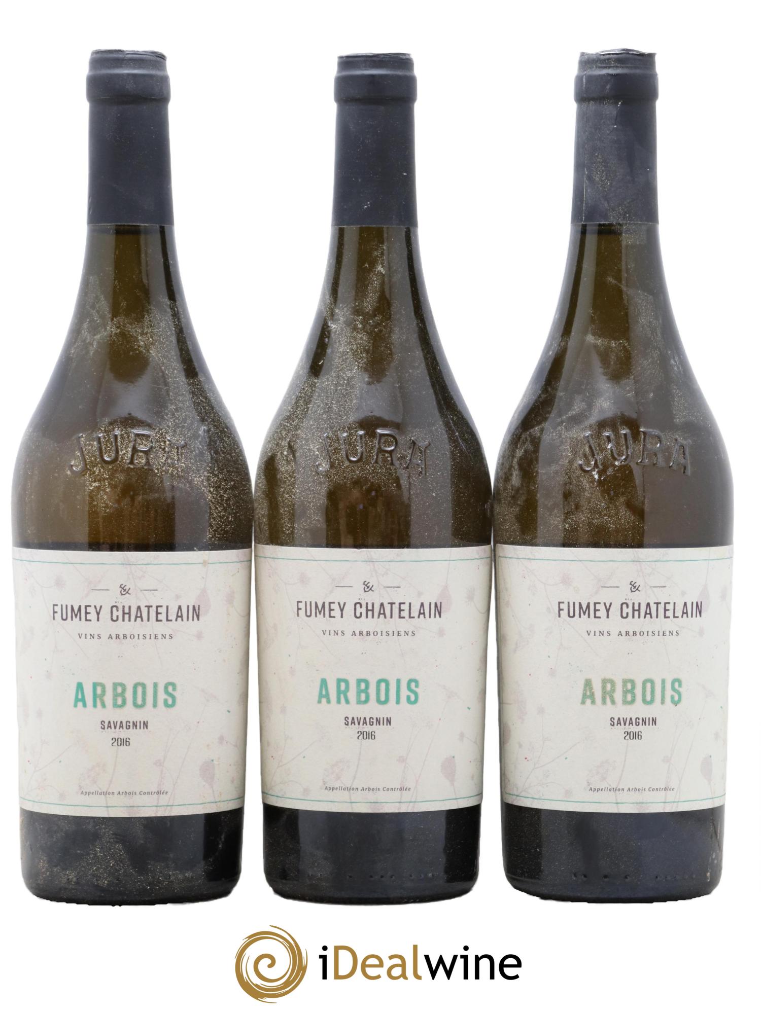 Arbois Savagnin Fumey Chatelain 2016 - Lot de 3 bouteilles - 0