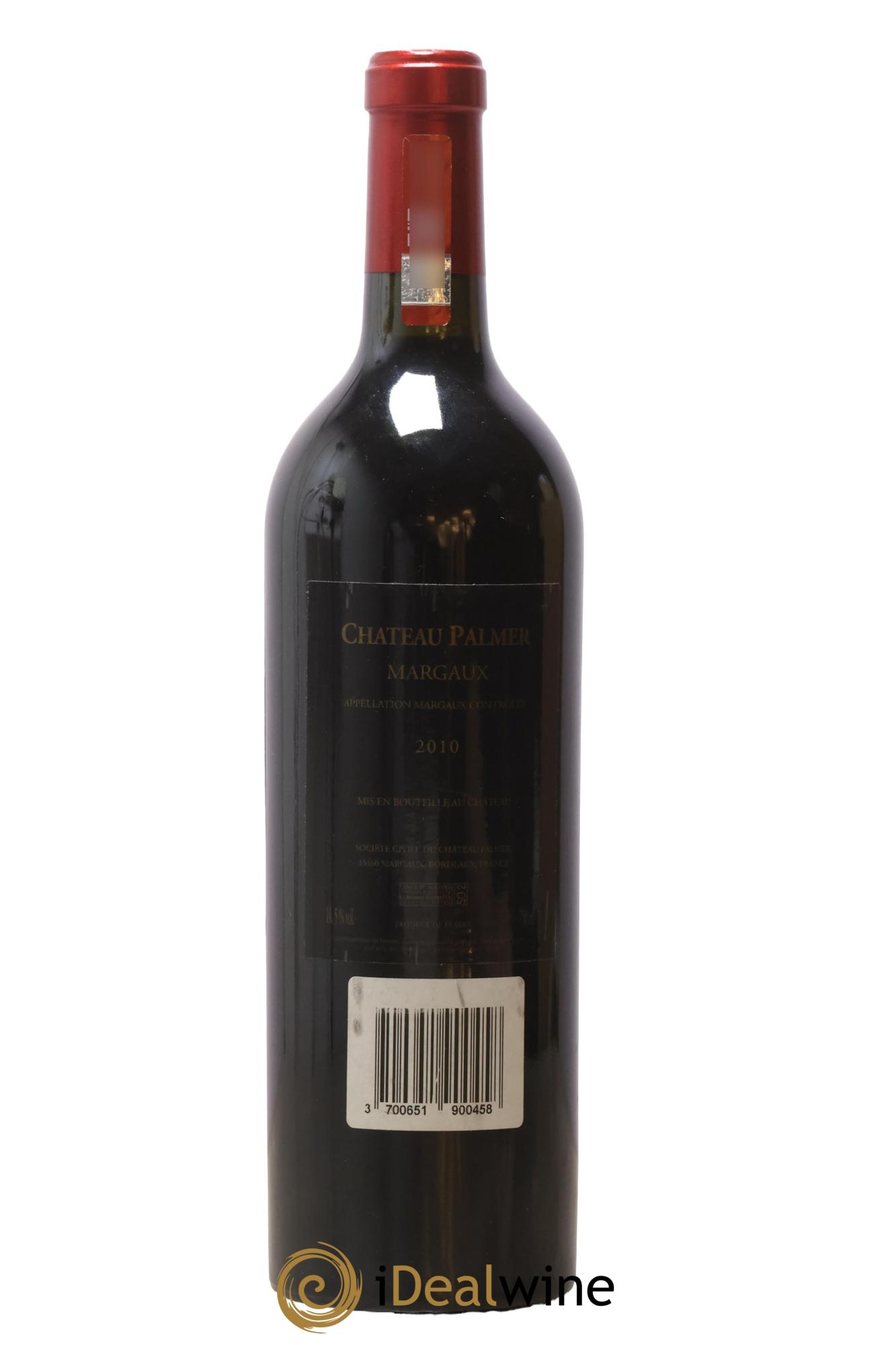 Château Palmer 3ème Grand Cru Classé 2010 - Lotto di 1 bottiglia - 1