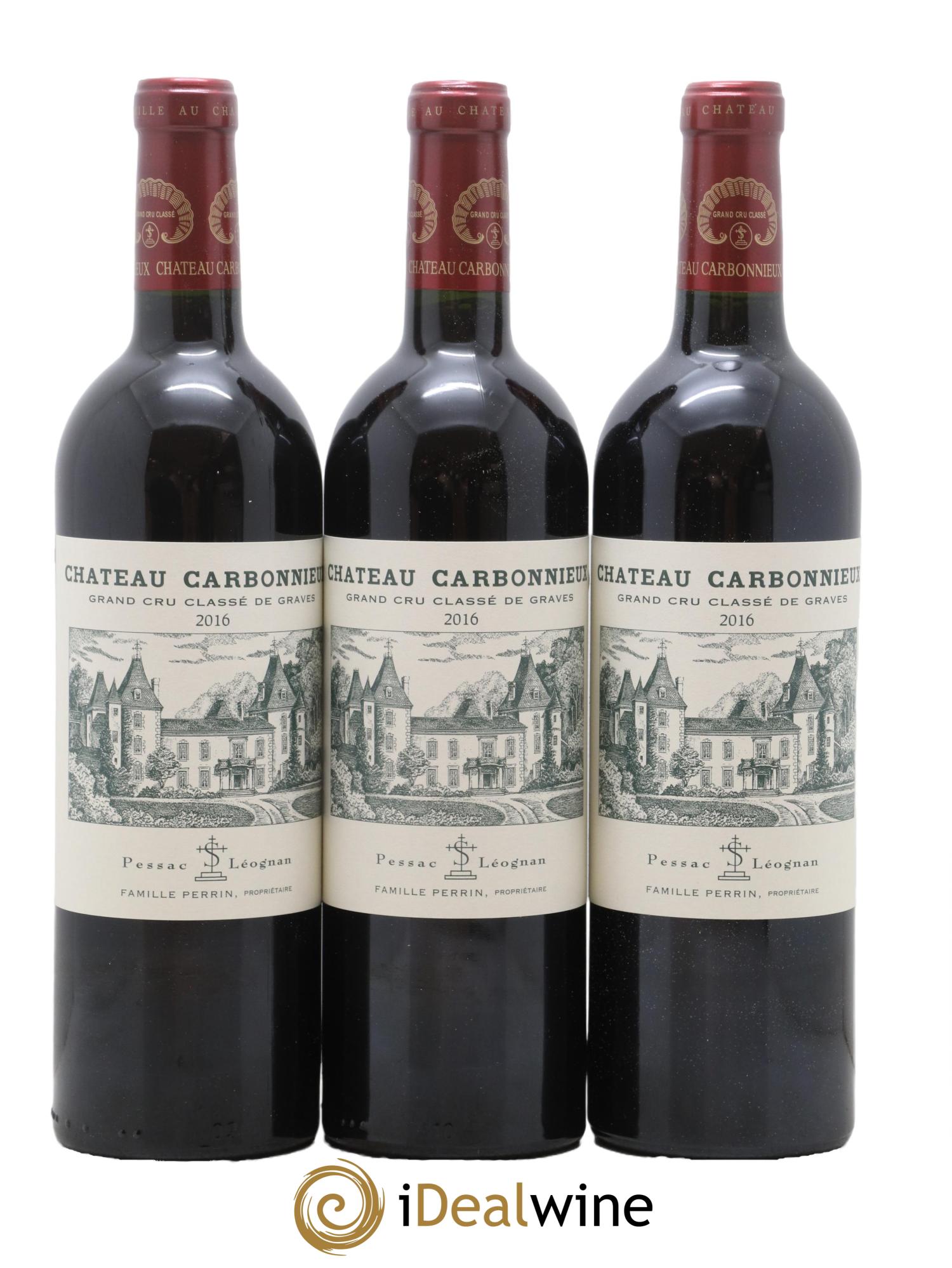 Château Carbonnieux Cru Classé de Graves 2016 - Lot de 12 bouteilles - 1
