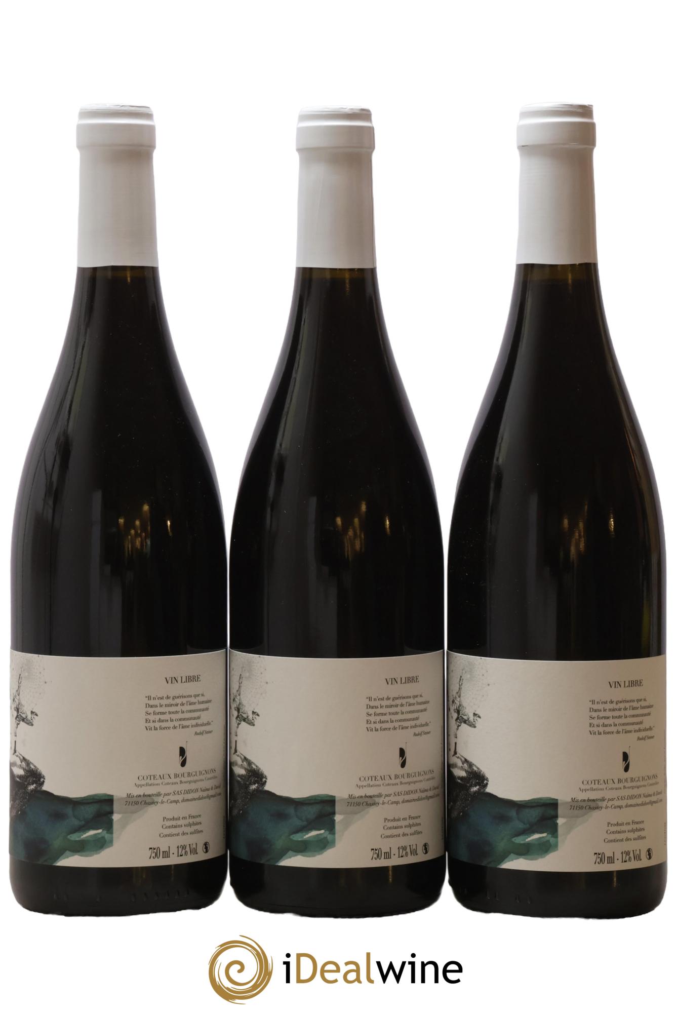 Coteaux Bourguignons Didon (Domaine)  2022 - Posten von 3 Flaschen - 1
