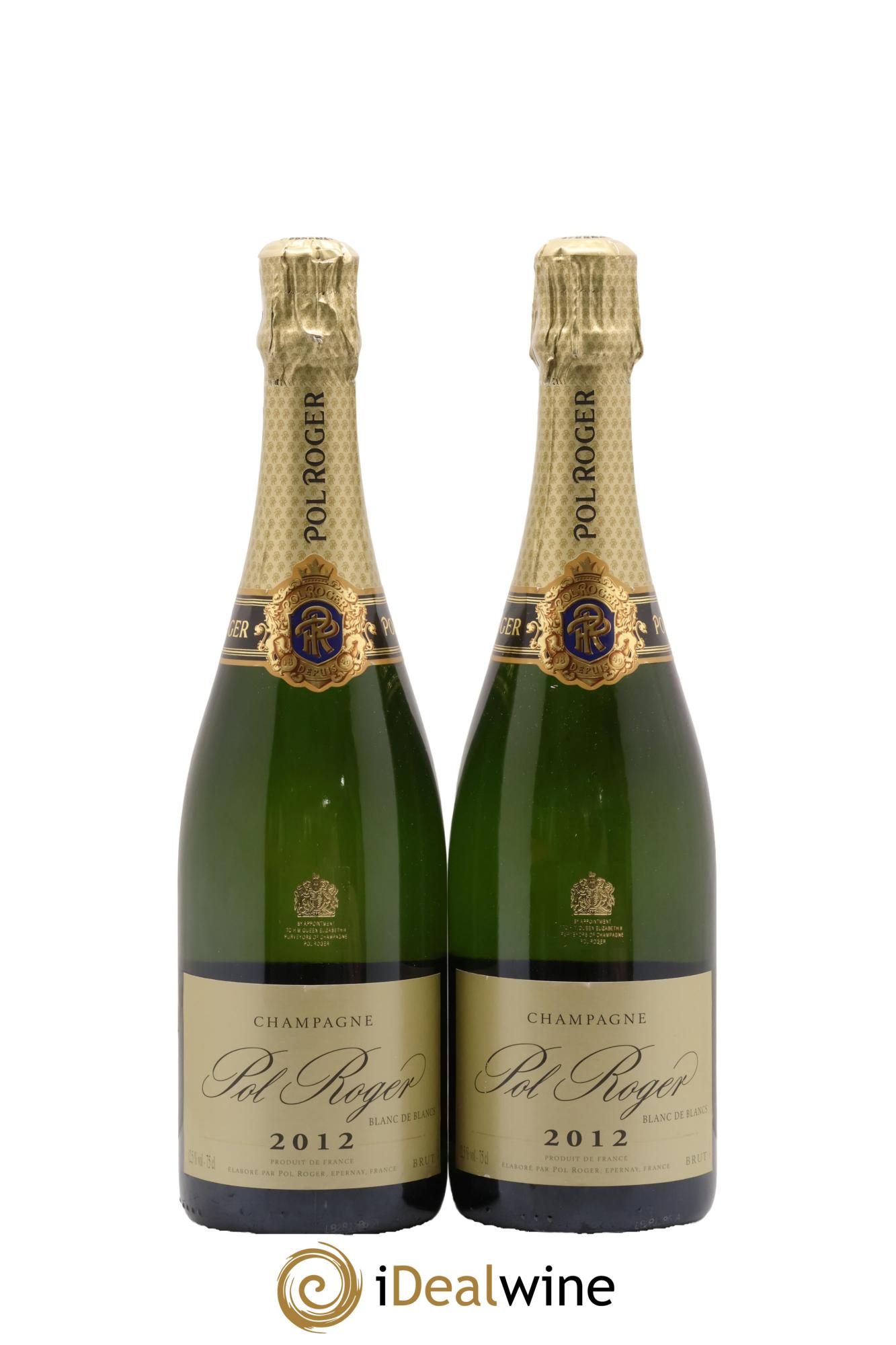 Blanc de Blancs Brut Pol Roger 2012 - Lot of 2 bottles - 0