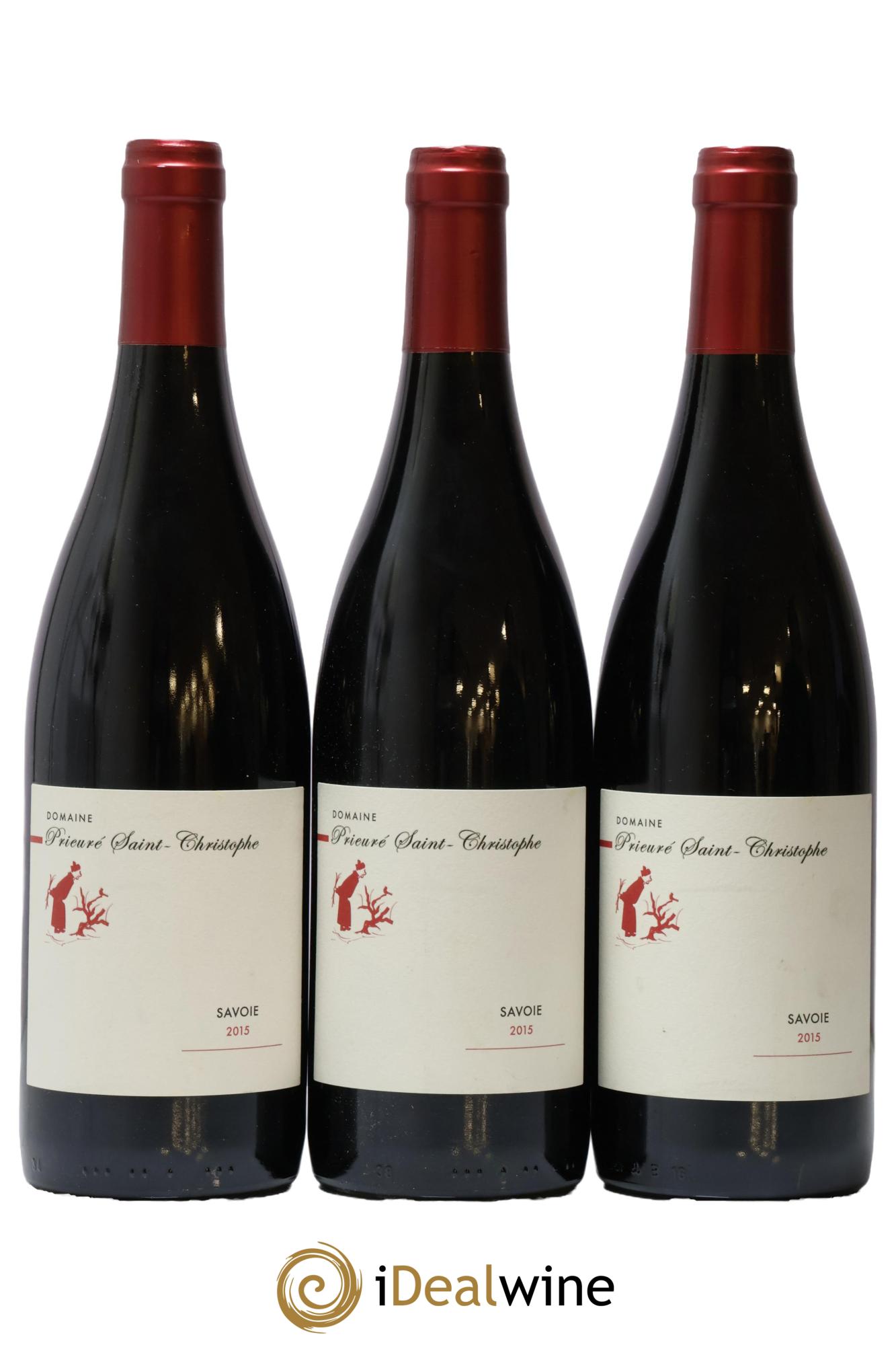 Vin de Savoie Mondeuse Prieuré Saint Christophe Giachino 2015 - Lot de 3 bouteilles - 0