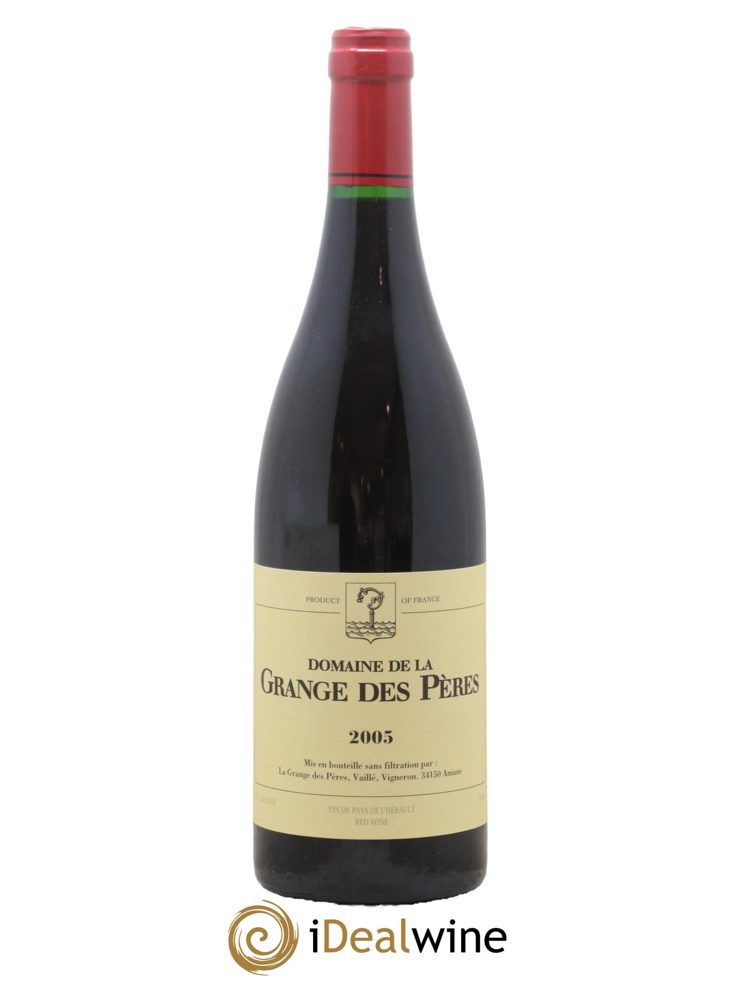 Pays d'Hérault Grange des Pères Laurent Vaillé 2005 - Lot de 1 bouteille - 0