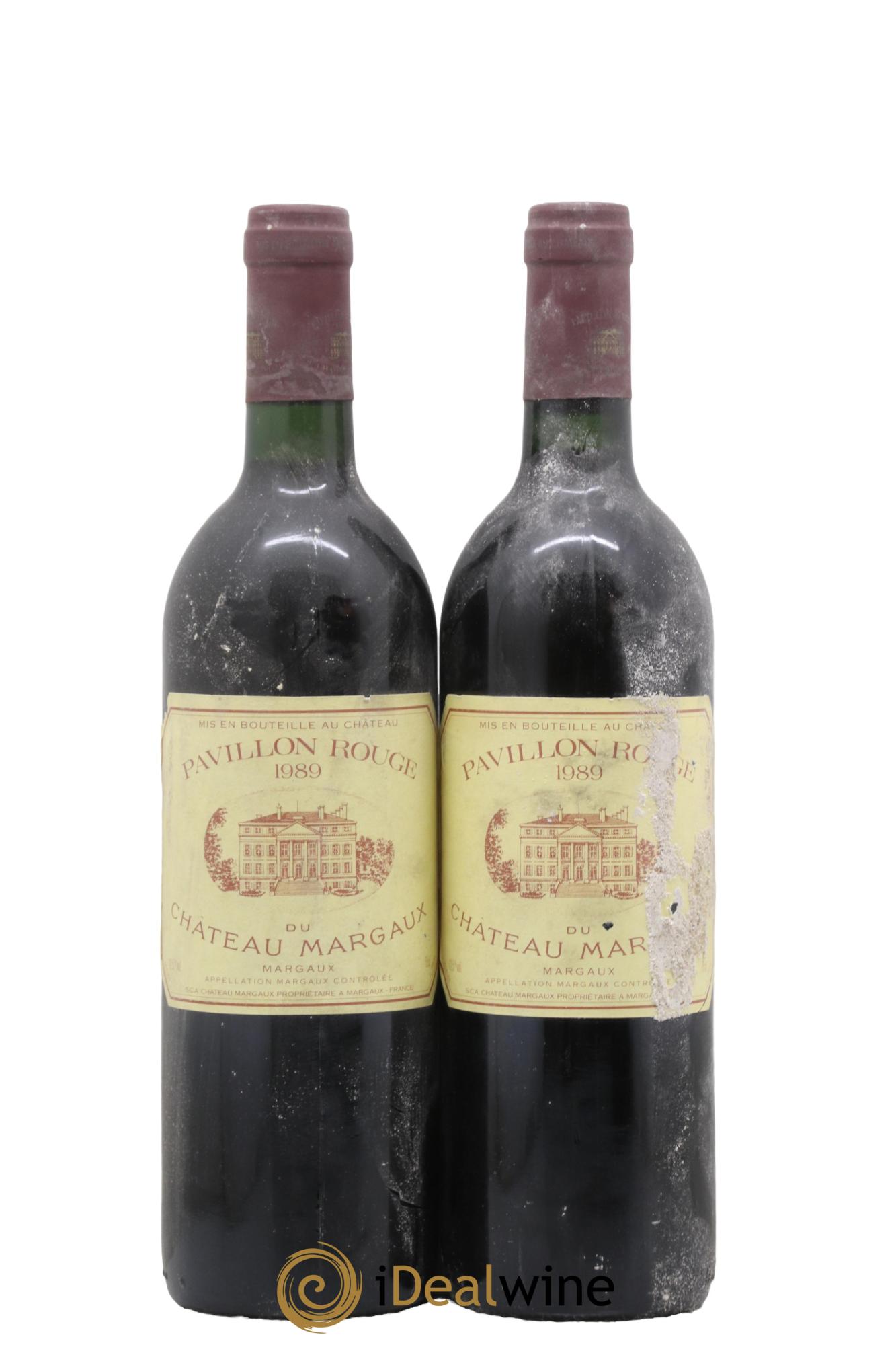 Pavillon Rouge du Château Margaux Second Vin 1989 - Lot of 2 bottles - 0