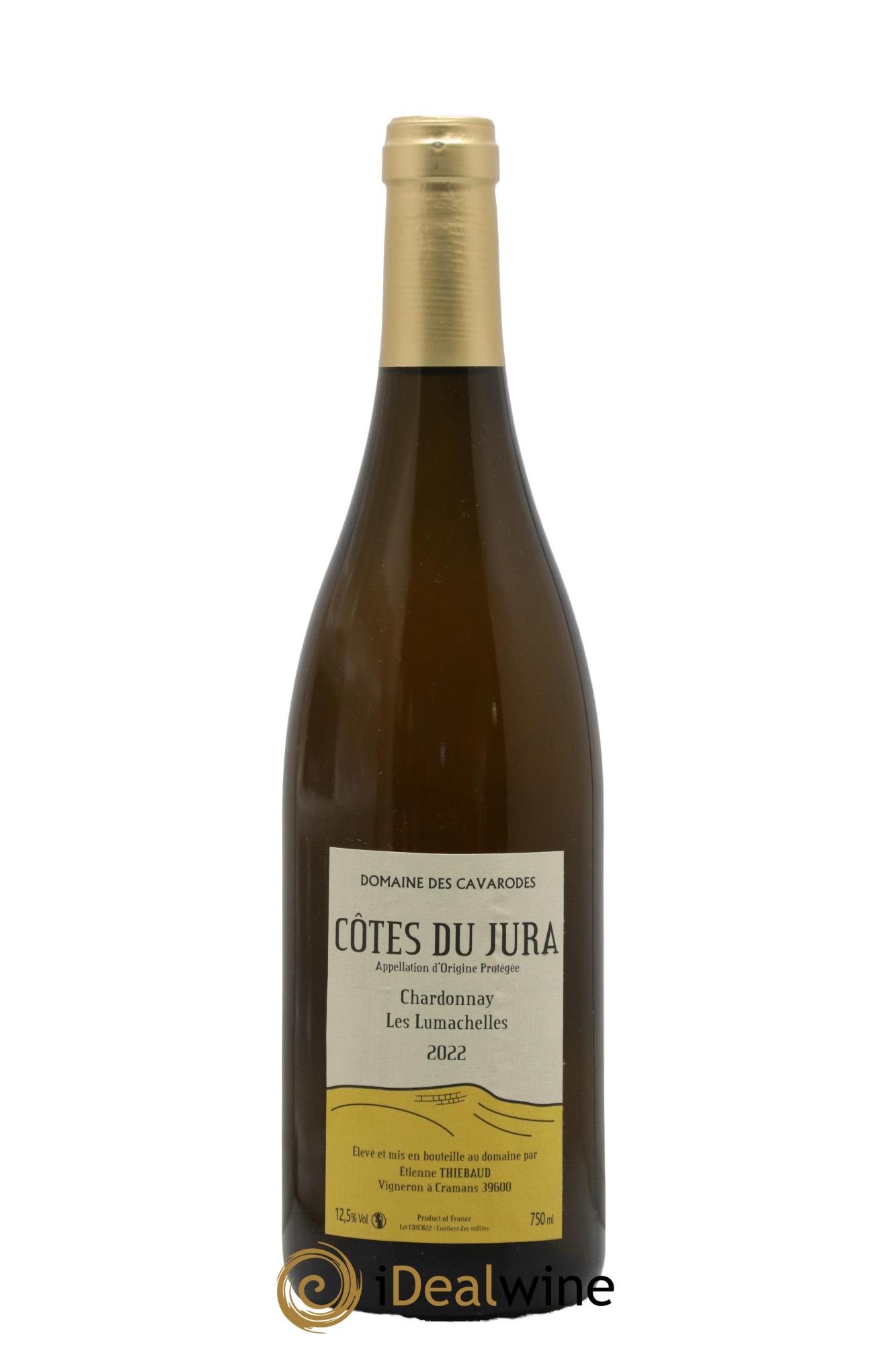 Côtes du Jura Chardonnay Les Lumachelles Cavarodes (Domaine des) - Etienne Thiébaud 2022 - Lot de 1 bouteille - 0
