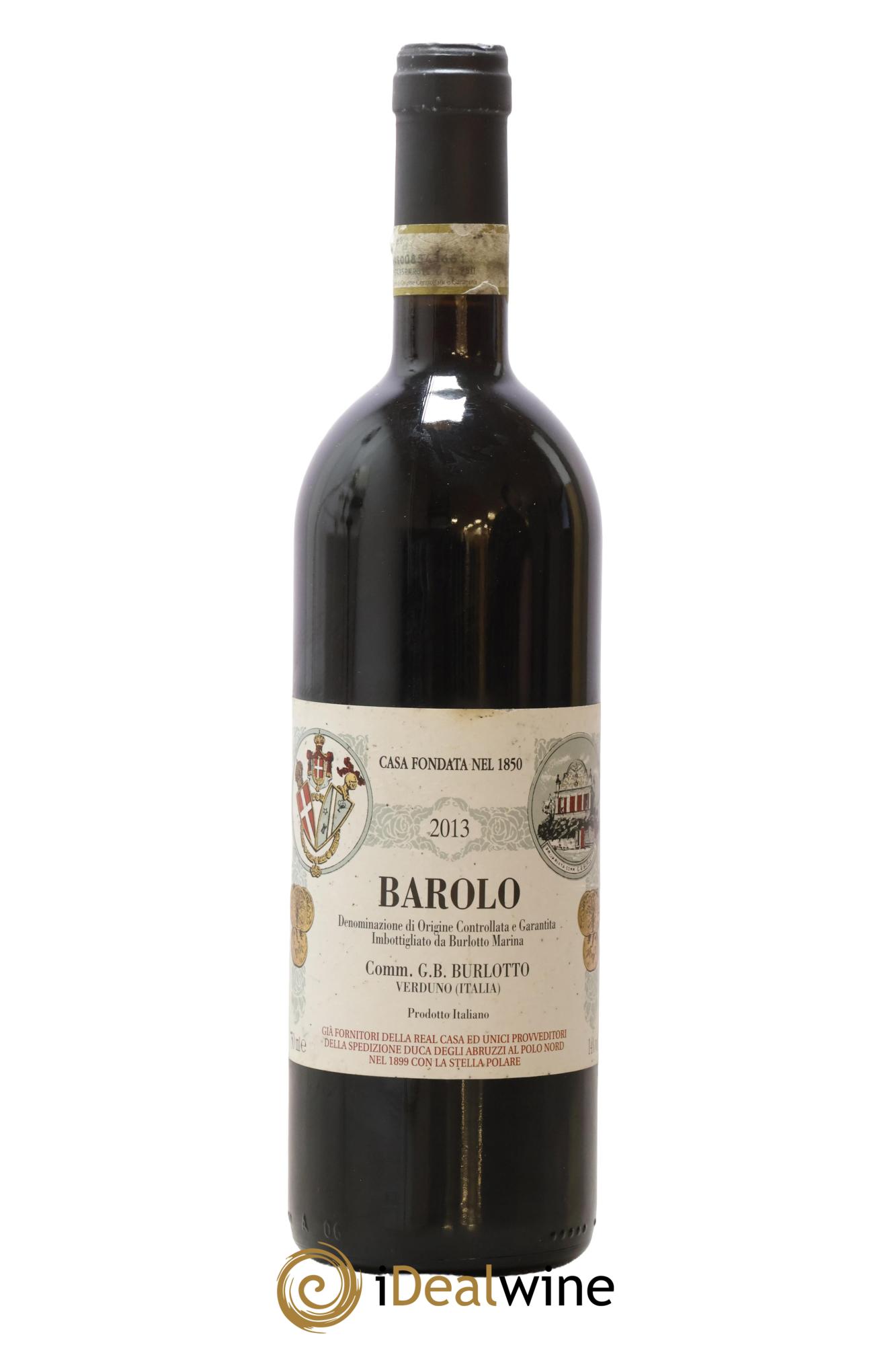 Barolo DOCG Comm. Giovan Battista Burlotto 2013 - Lot de 1 bouteille - 0