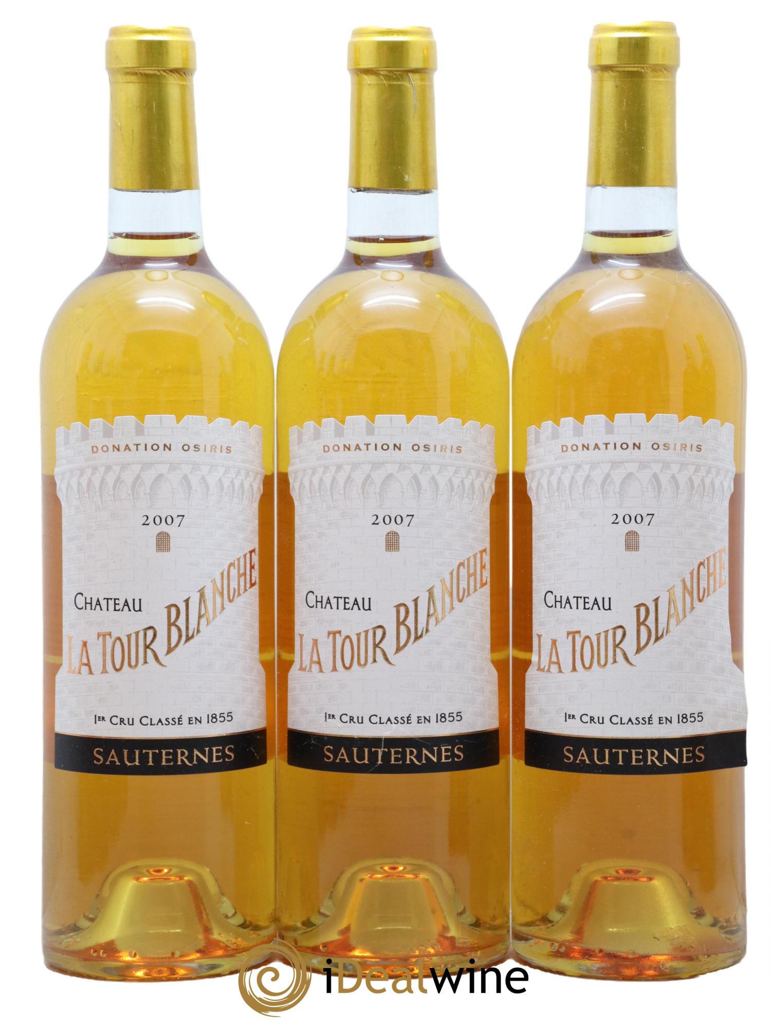 Château la Tour Blanche 1er Grand Cru Classé 2007 - Lot de 12 bouteilles - 2