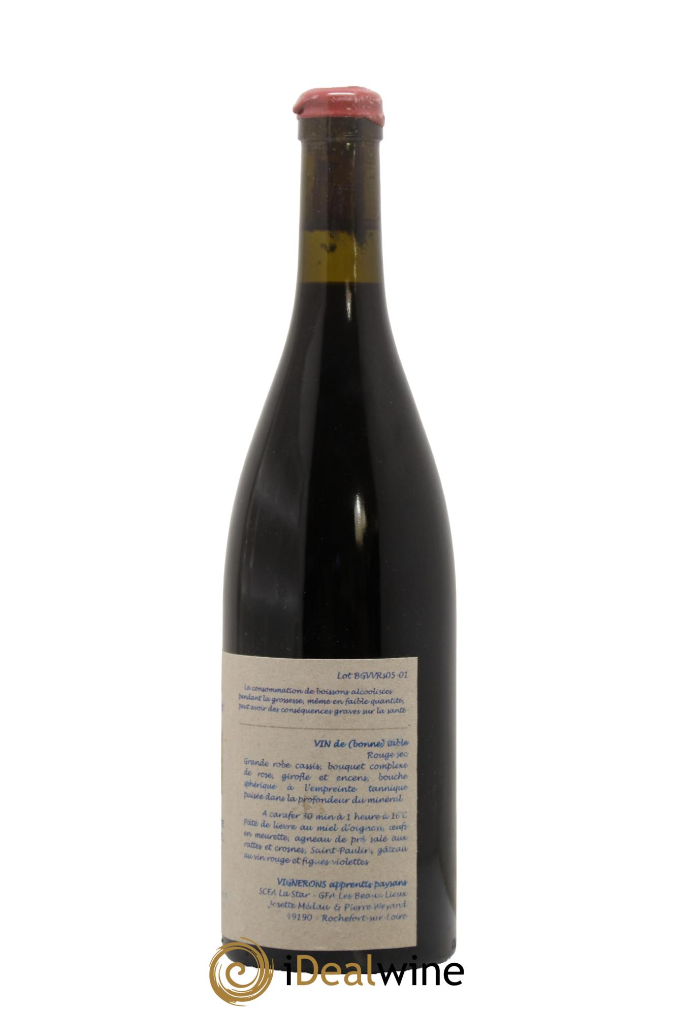 Vin de France Le Sang de Lumiere des Vieilles Vignes de Gasneries Un Vin de Terre Libre Comme l'Air Josette Medeau et Pierre Weyand 2005 - Lotto di 1 bottiglia - 1