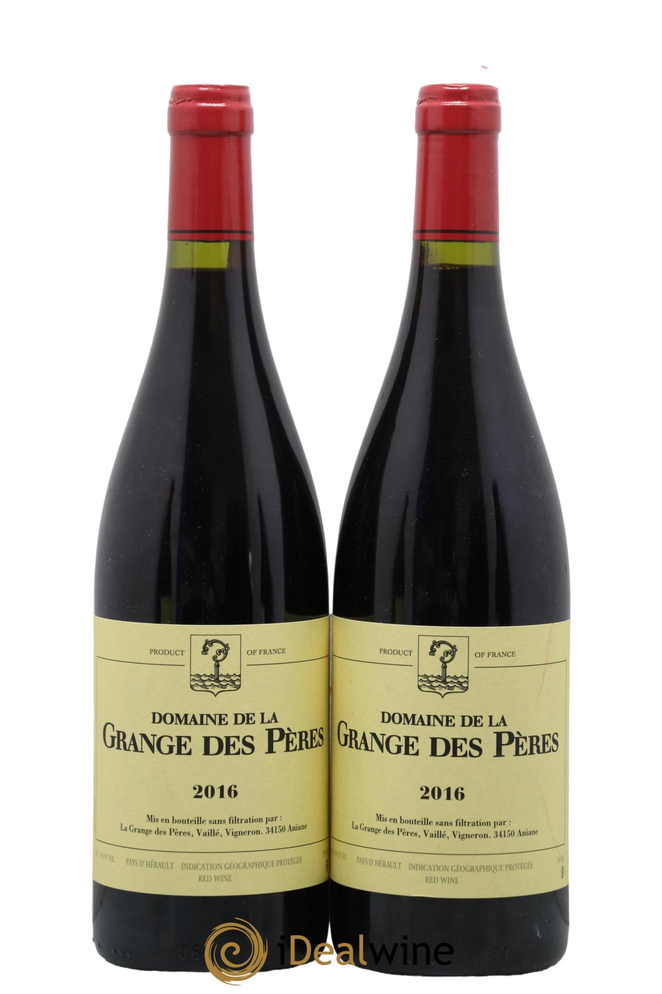 Pays d'Hérault Grange des Pères Laurent Vaillé 2016 - Lot de 2 bouteilles - 0
