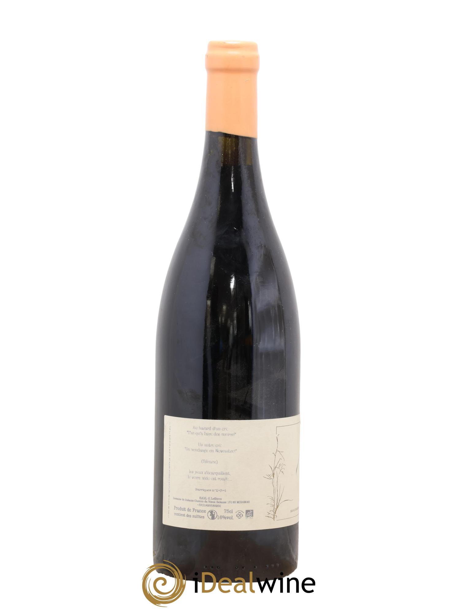 Vin de France Amaury Karina et Guillaume Lefevre 2011 - Lotto di 1 bottiglia - 1