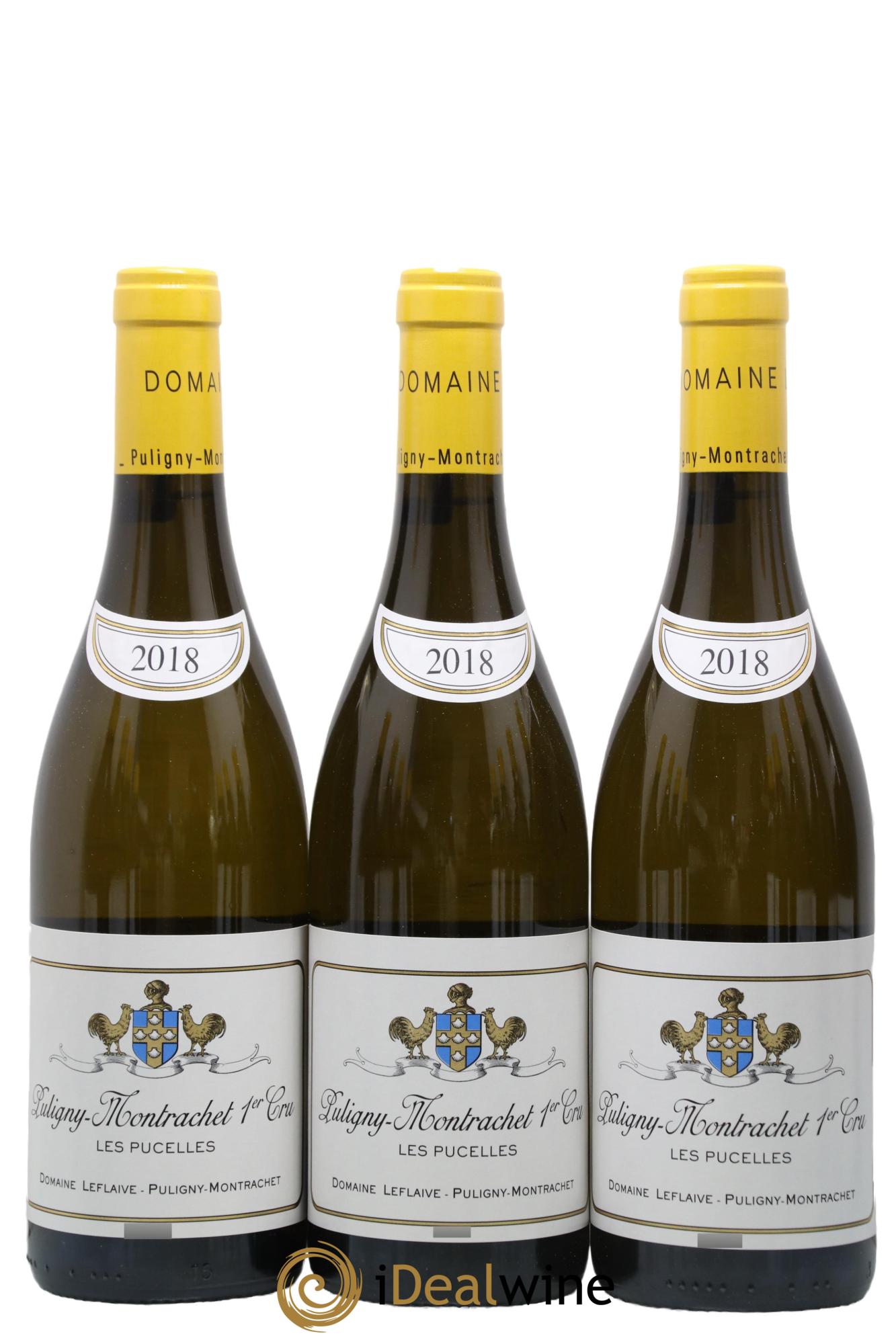 Puligny-Montrachet 1er Cru Les Pucelles Leflaive (Domaine) 2018 - Lot de 12 bouteilles - 1