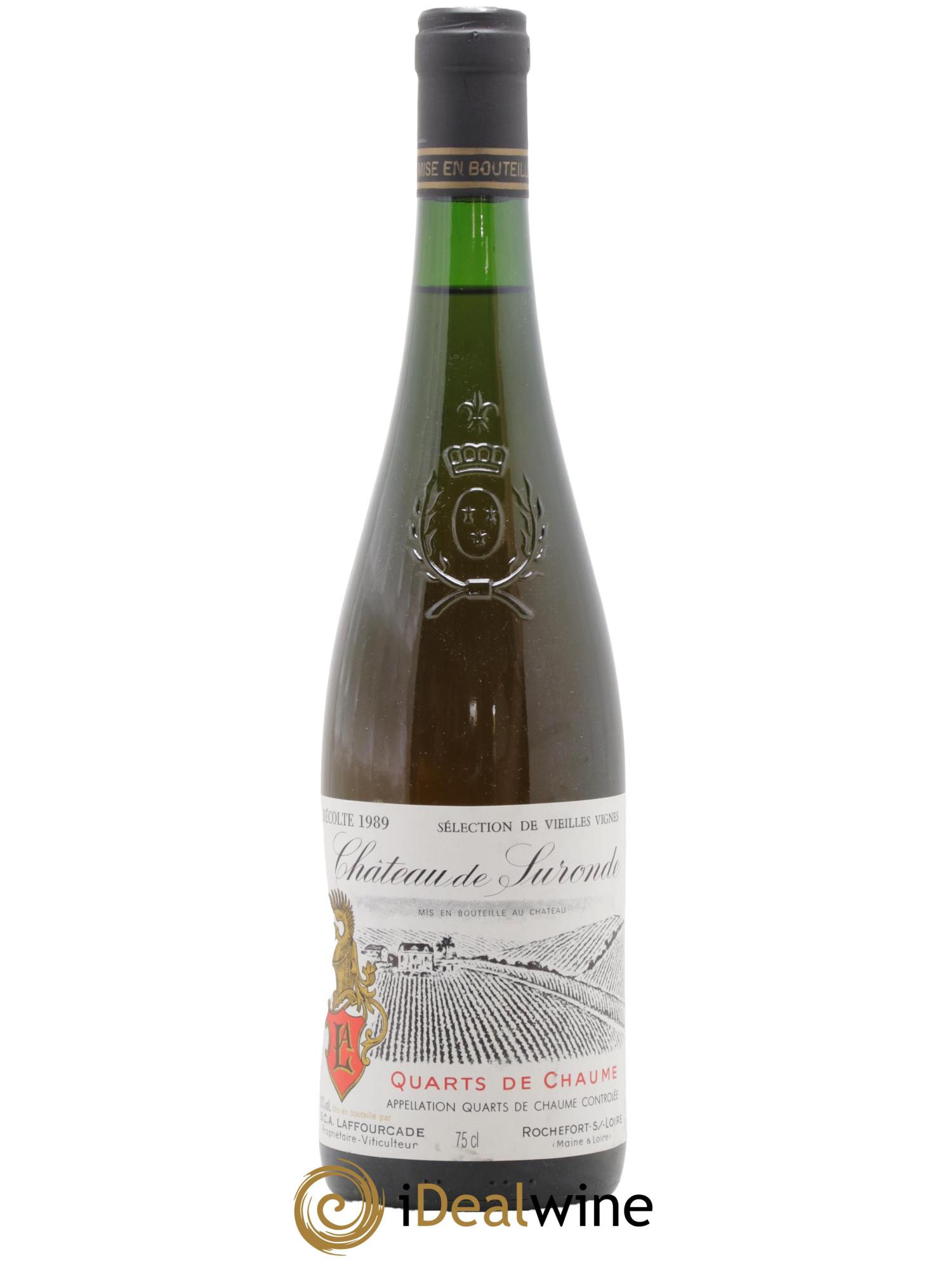 Quarts de Chaume Château de Suronde 1989 - Lot de 1 bouteille - 0