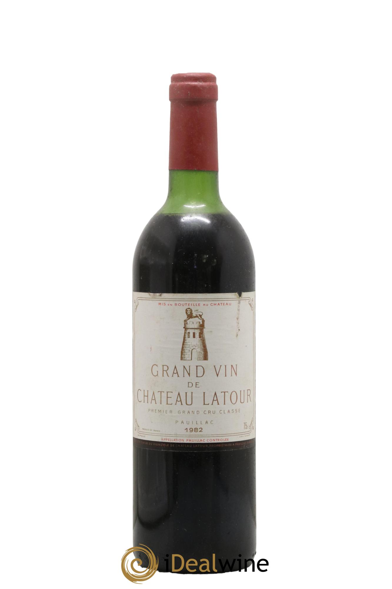 Château Latour 1er Grand Cru Classé 1982 - Lot de 1 bouteille - 0