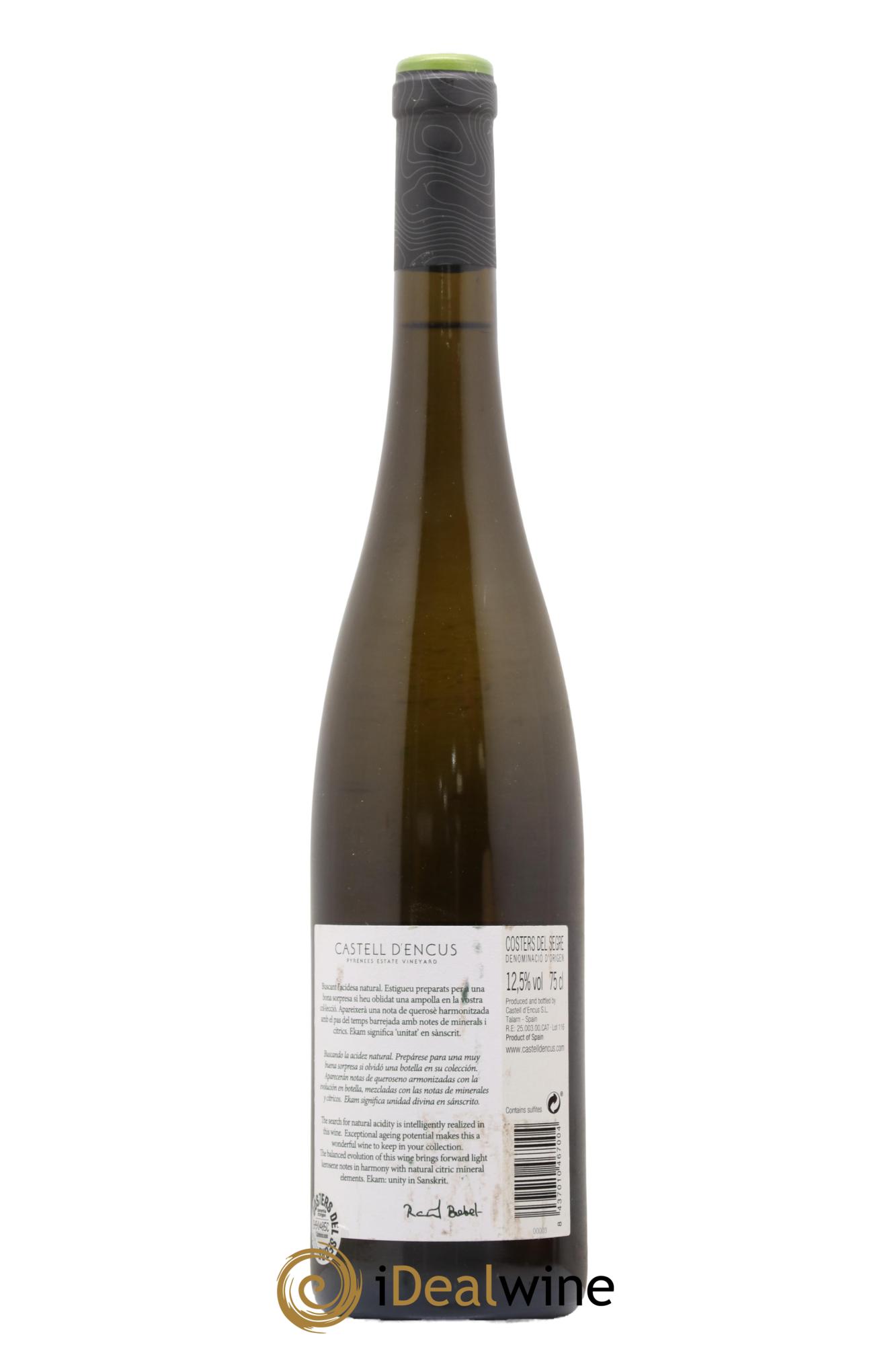 Costers del Segre Castel d Encus EKAM 2019 - Lot de 1 bouteille - 1