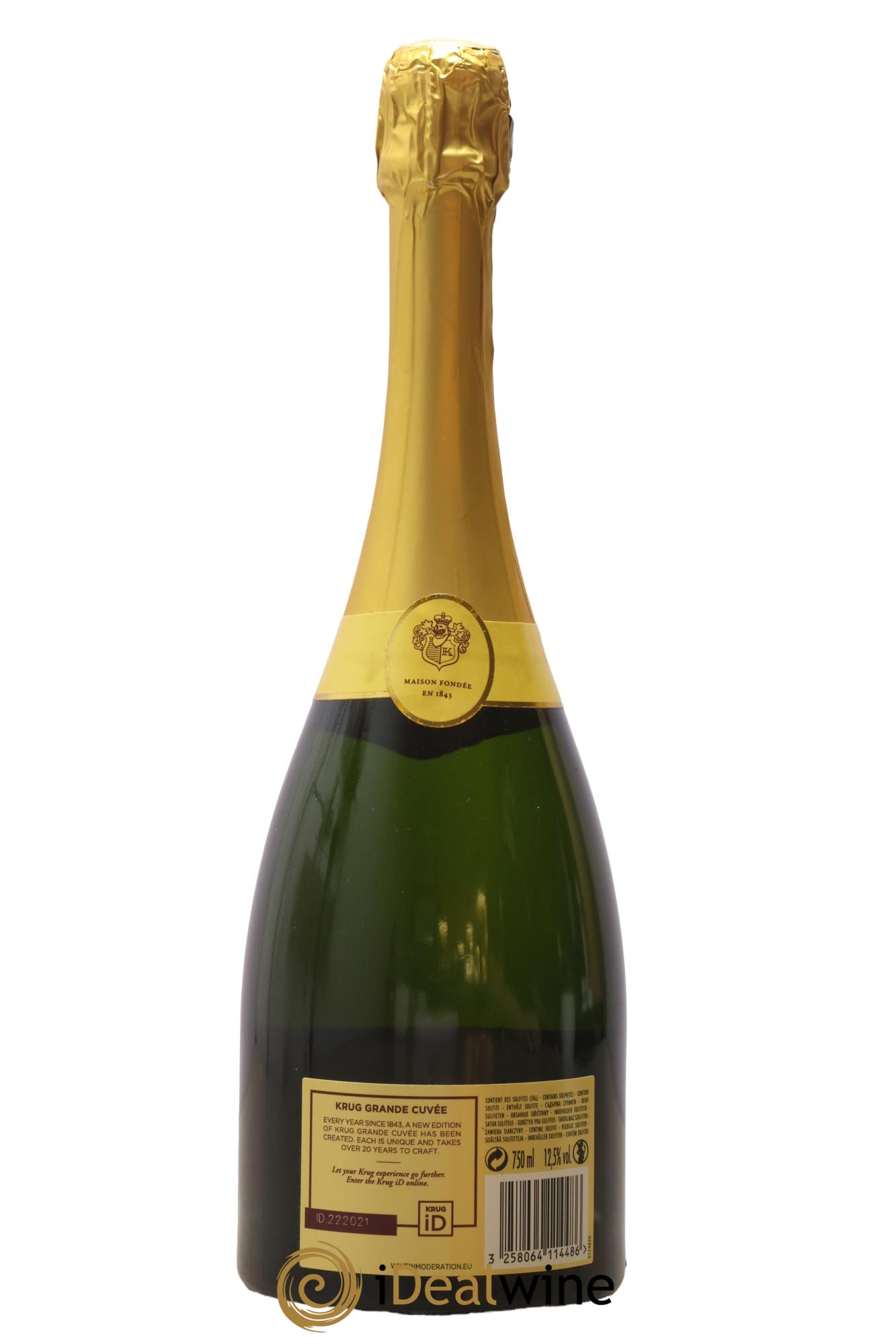 Grande Cuvée Brut - 171ème édition Krug - Lot de 1 bouteille - 1