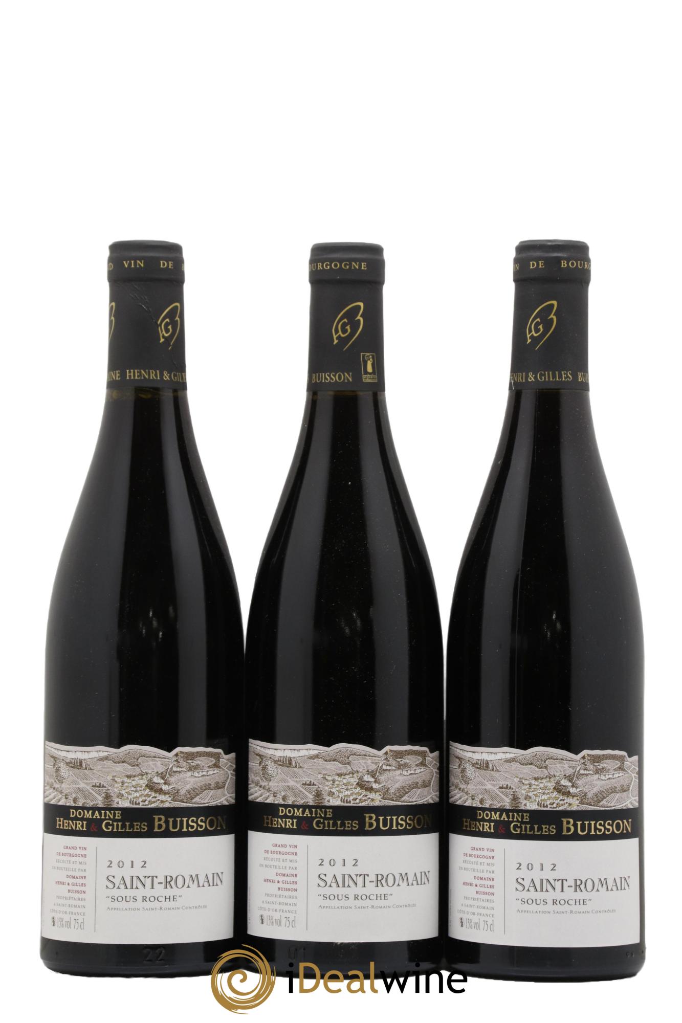 Saint-Romain Sous Roche Henri et Gilles Buisson (Domaine) 2012 - Lot de 3 bouteilles - 0