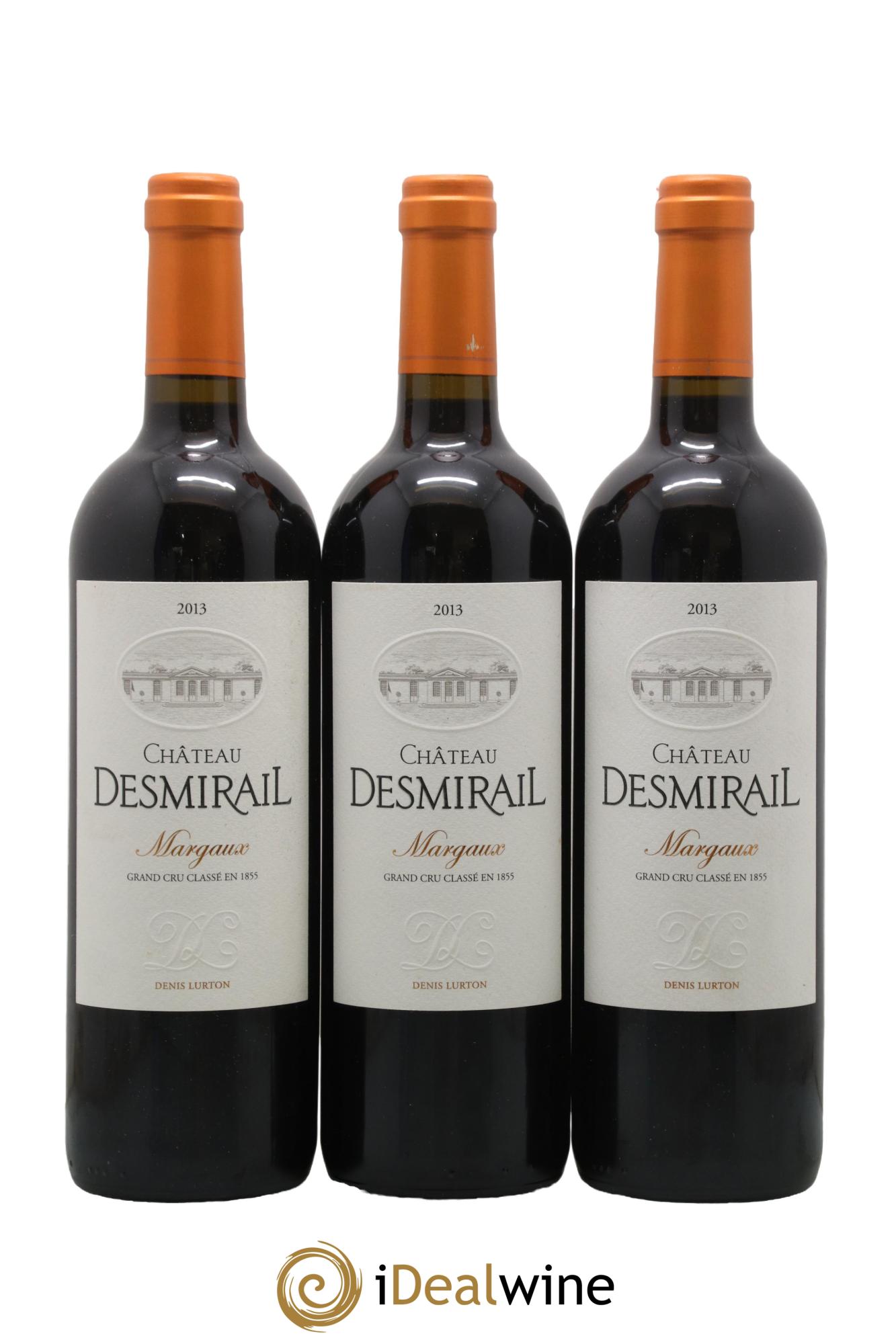 Château Desmirail 3ème Grand Cru Classé 2013 - Lotto di 3 bottiglie - 0