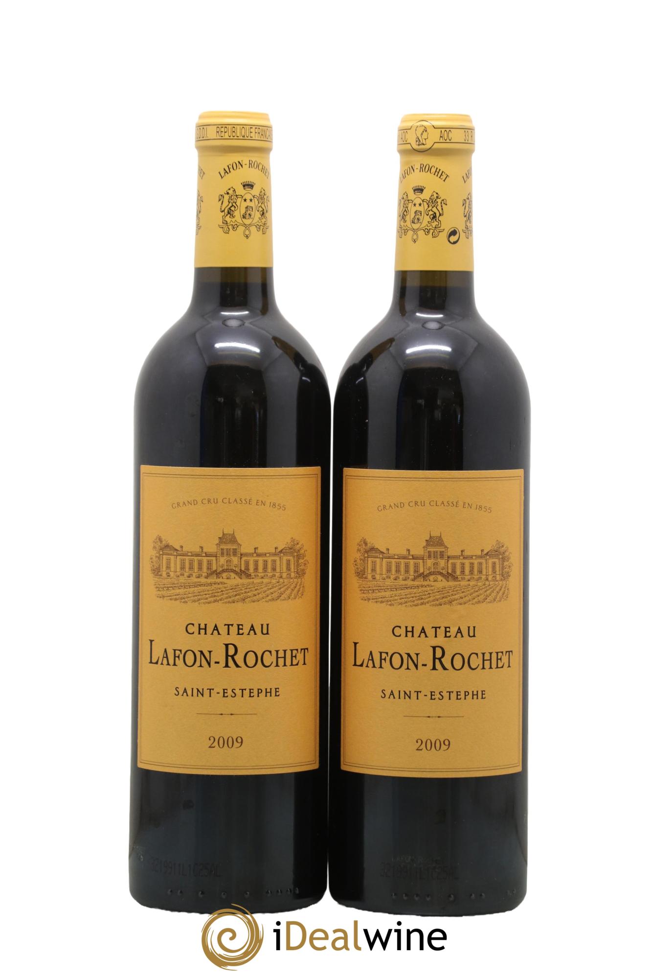 Château Lafon Rochet 4ème Grand Cru Classé 2009 - Lot de 2 bouteilles - 0