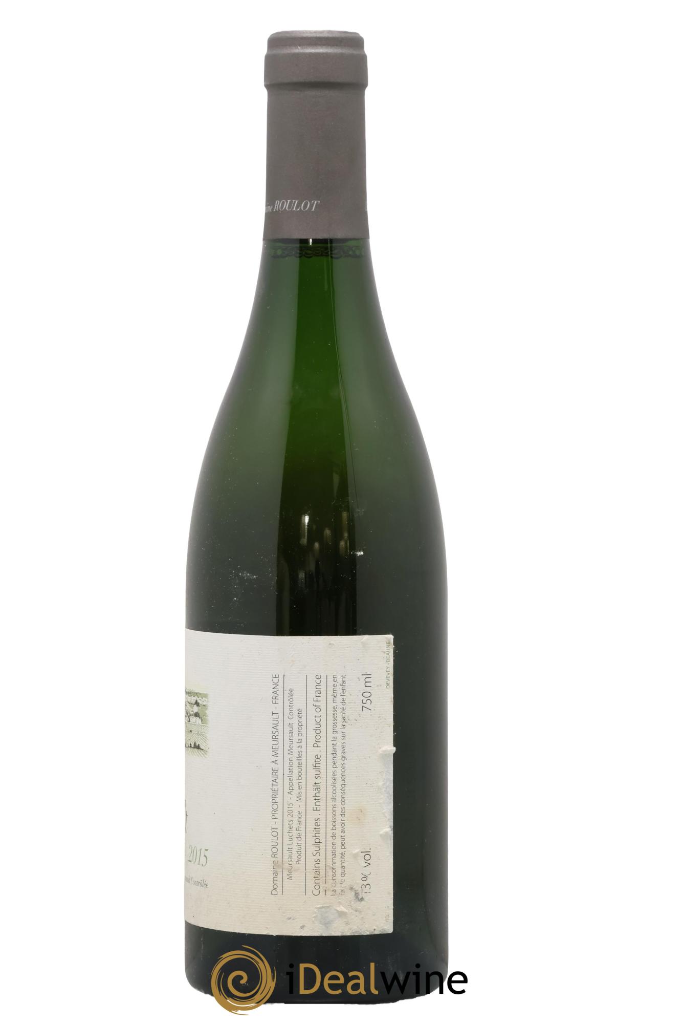 Meursault Luchets Roulot (Domaine) 2015 - Lot of 1 bottle - 1