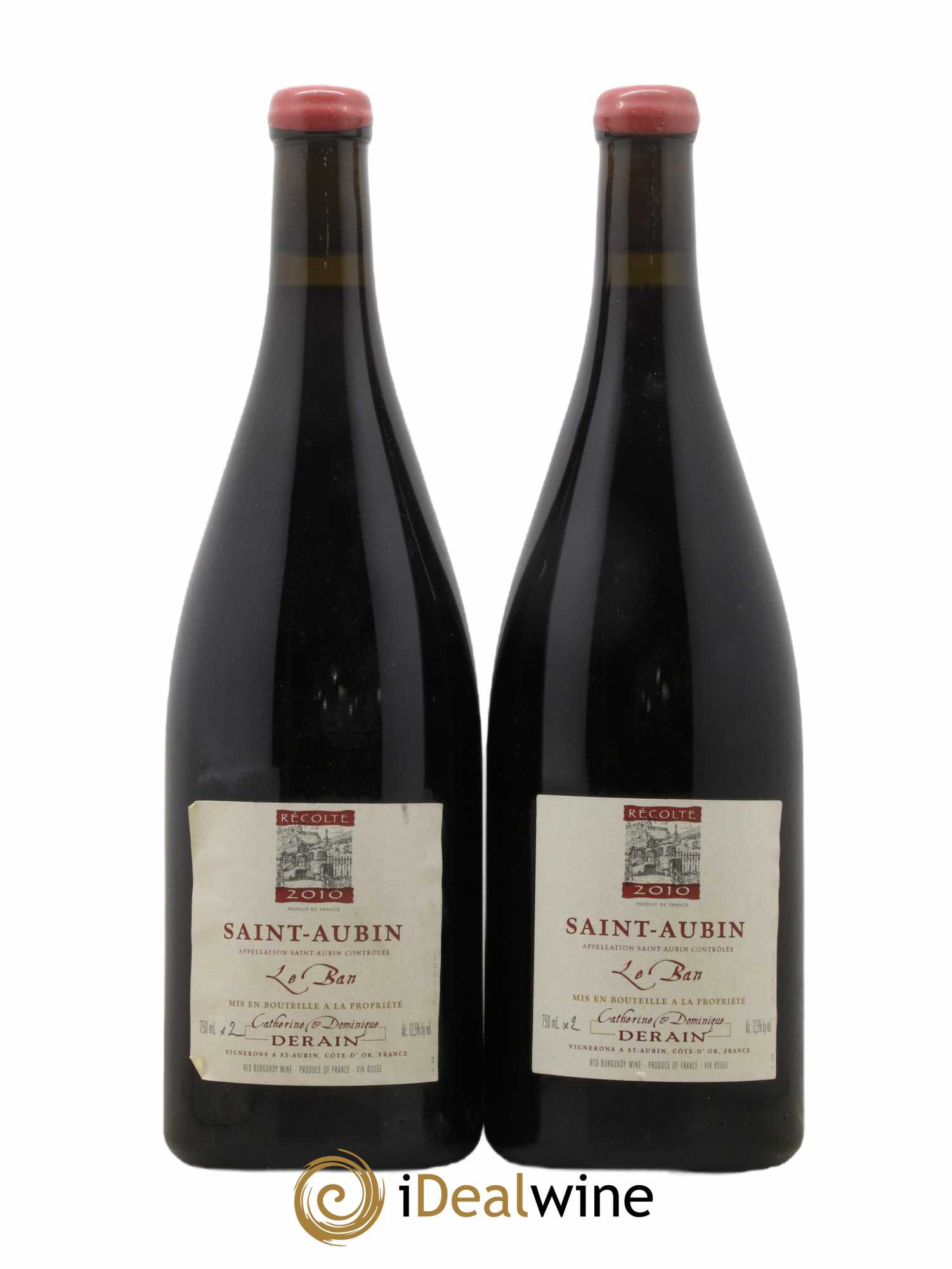 Saint-Aubin Le Ban Catherine et Dominique Derain 2010 - Lot de 2 magnums - 0