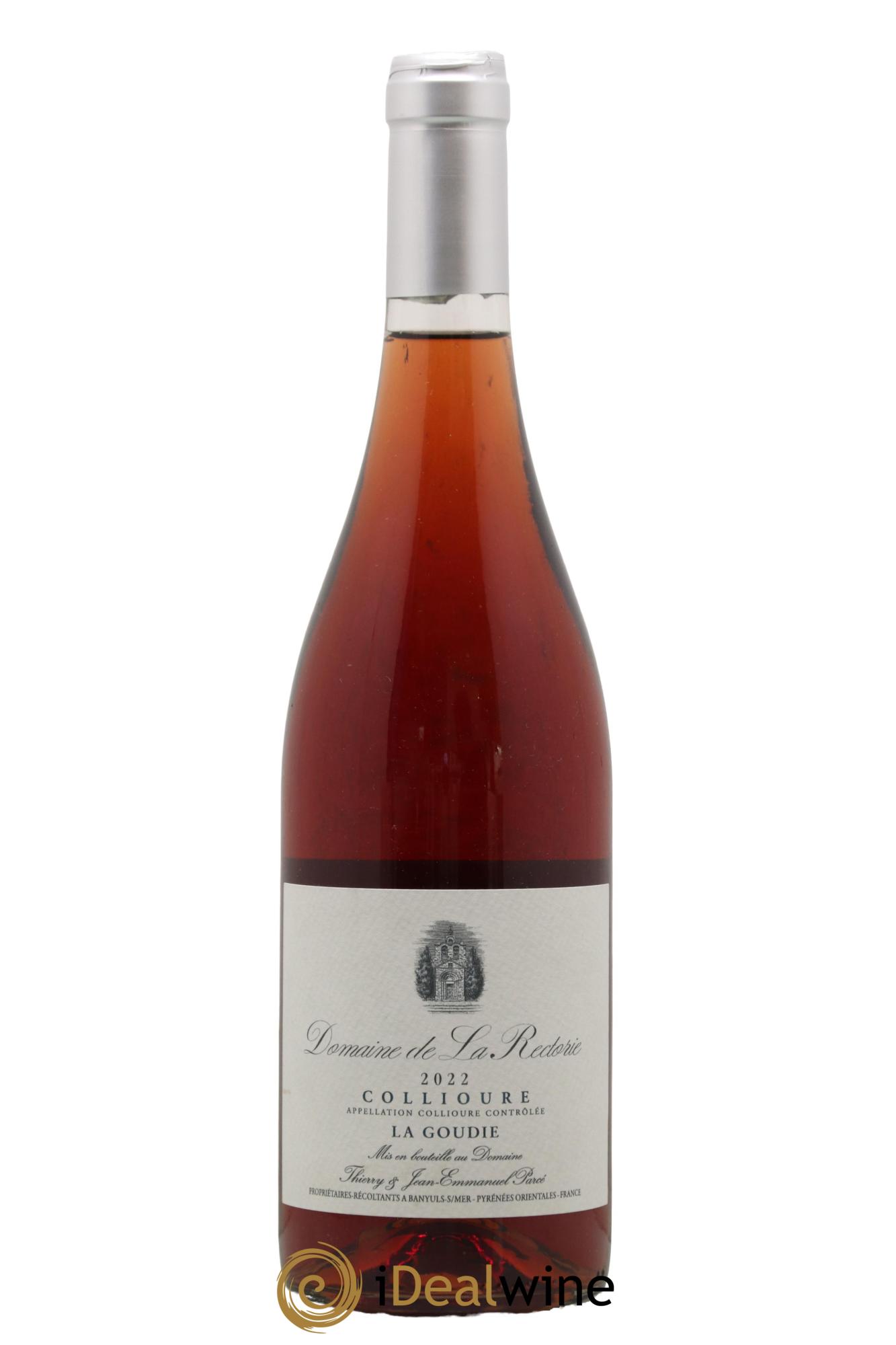 Collioure La Rectorie (Domaine de) Côté Mer Thierry et Jean Emmanuel Parcé 2022 - Lot de 1 bouteille - 0