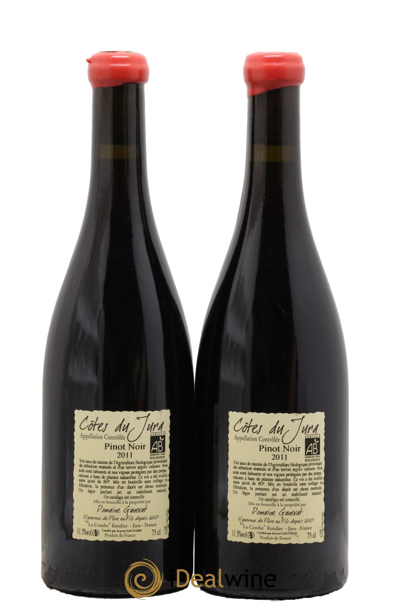 Côtes du Jura Cuvée Julien Jean-François Ganevat (Domaine) 2011 - Lot de 2 bouteilles - 1