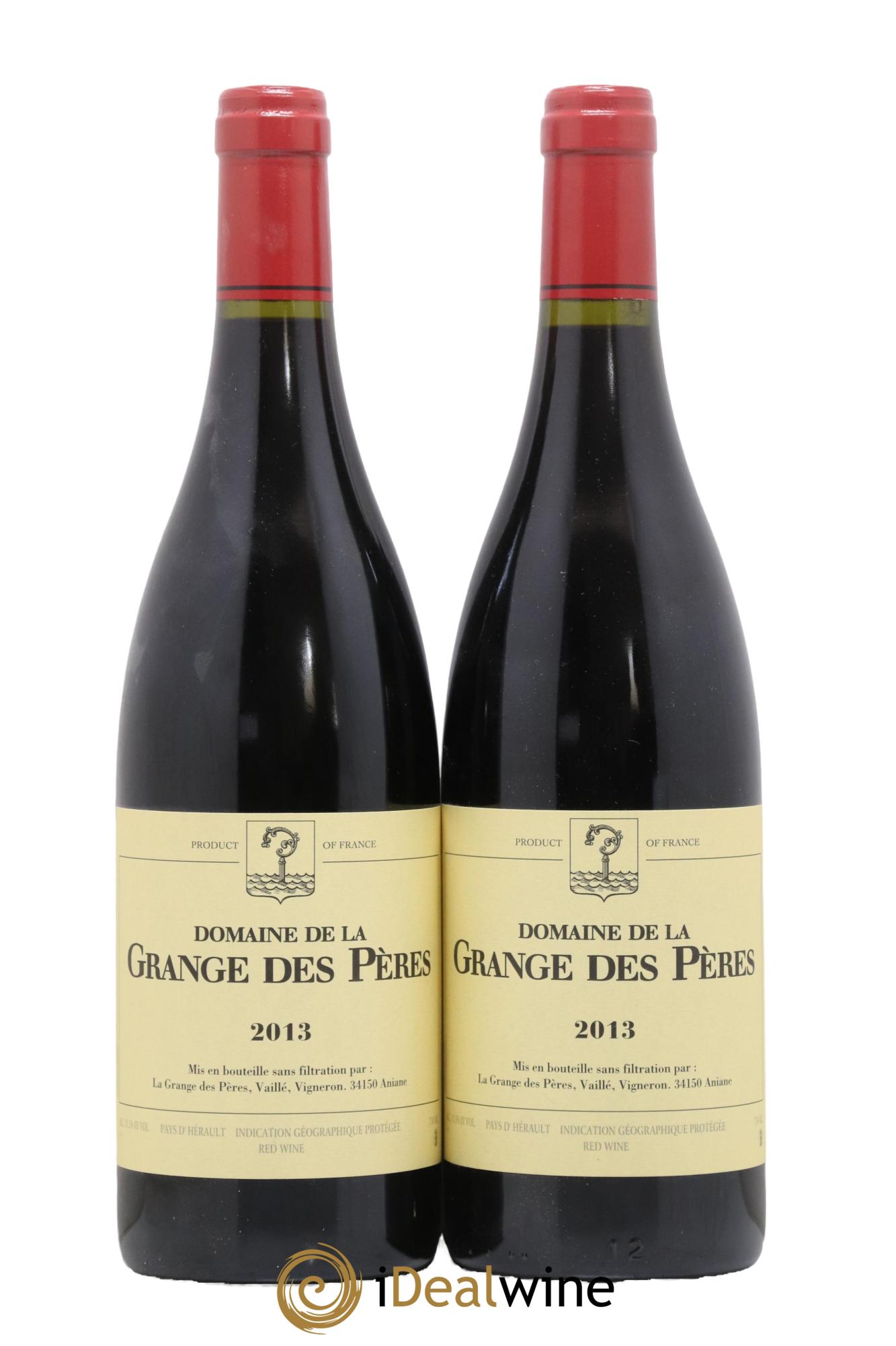Pays d'Hérault Grange des Pères Laurent Vaillé 2013 - Lot de 2 bouteilles - 0