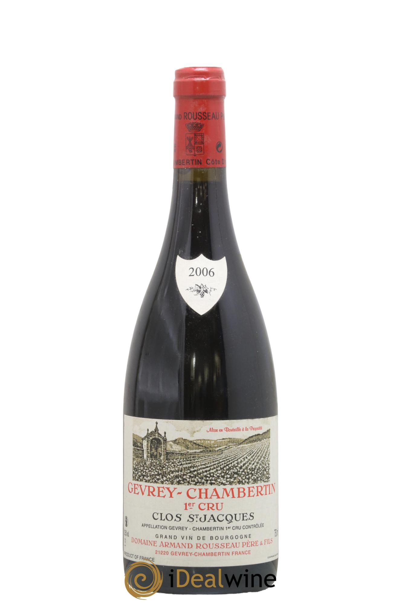 Gevrey-Chambertin 1er Cru Clos Saint-Jacques Armand Rousseau (Domaine) 2006 - Posten von 1 Flasche - 0