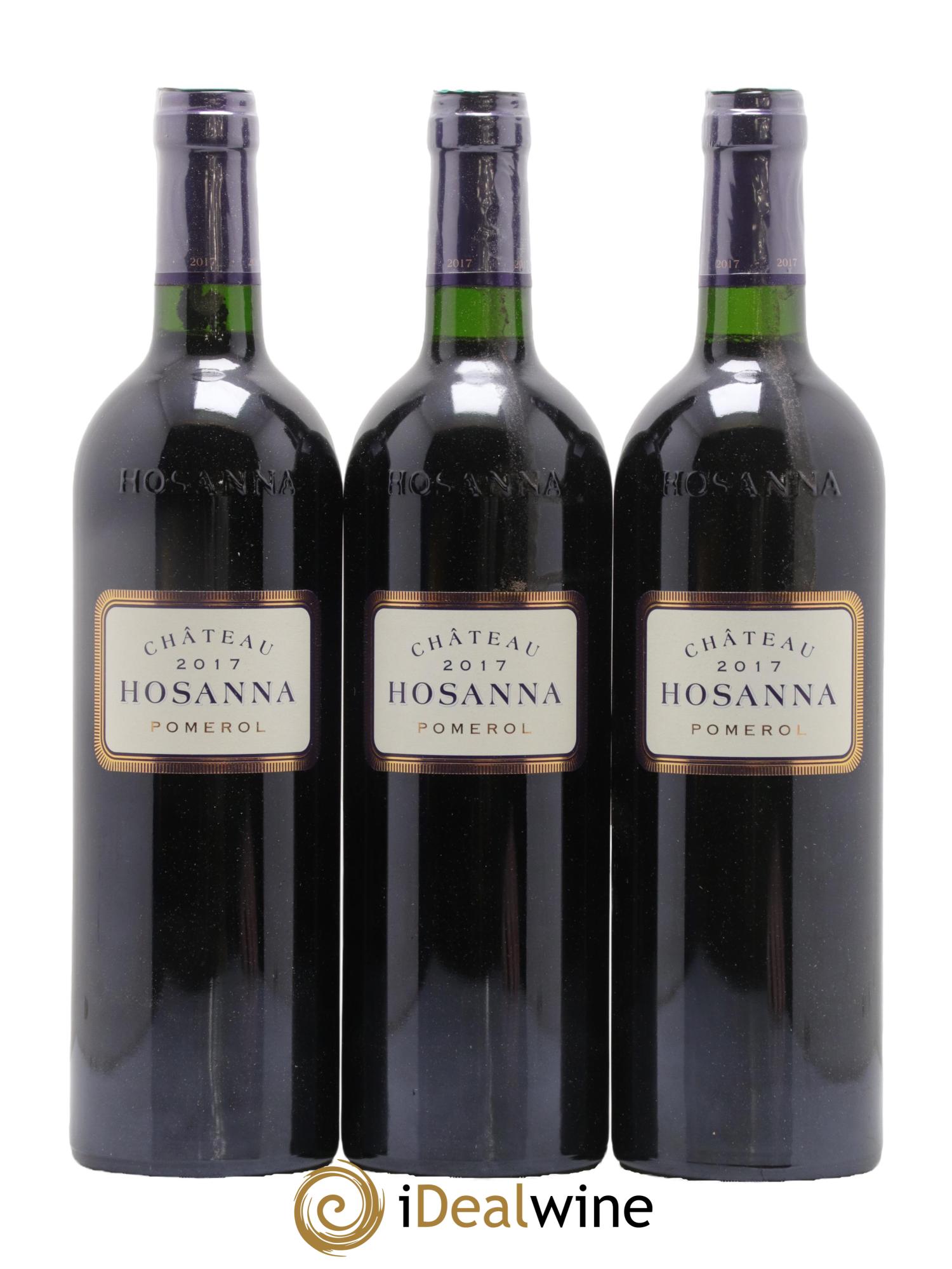 Château Hosanna 2017 - Lot de 3 bouteilles - 0