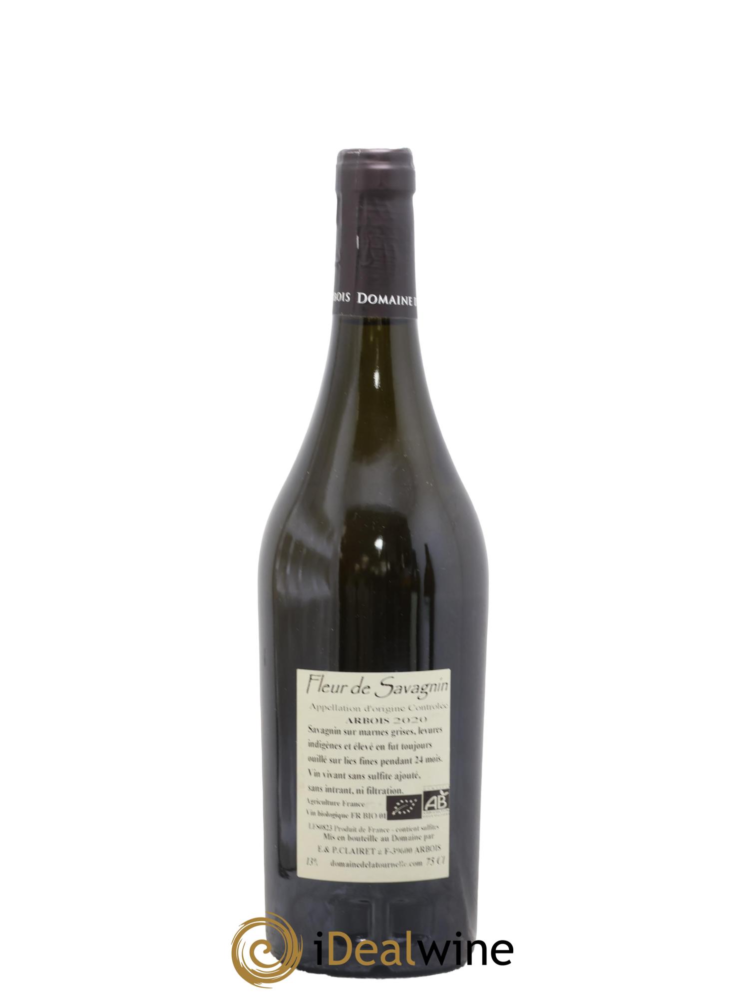Arbois Fleur De Savagnin Domaine de la Tournelle 2020 - Lot de 1 bouteille - 1