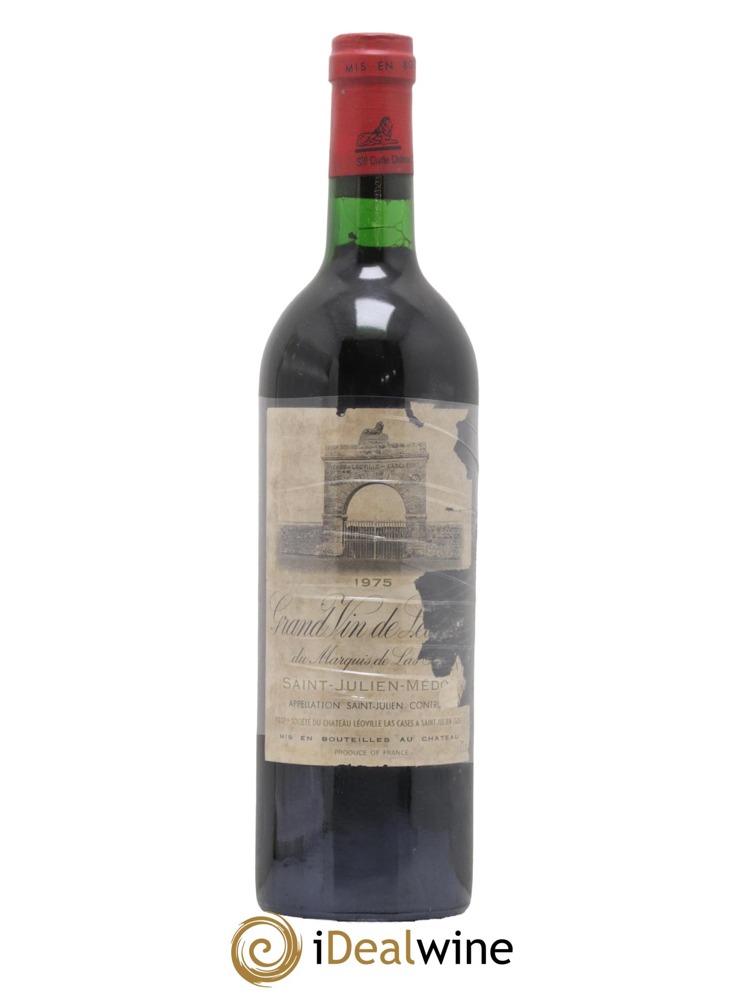 Château Léoville Las Cases 2ème Grand Cru Classé 1975 - Posten von 1 Flasche - 0
