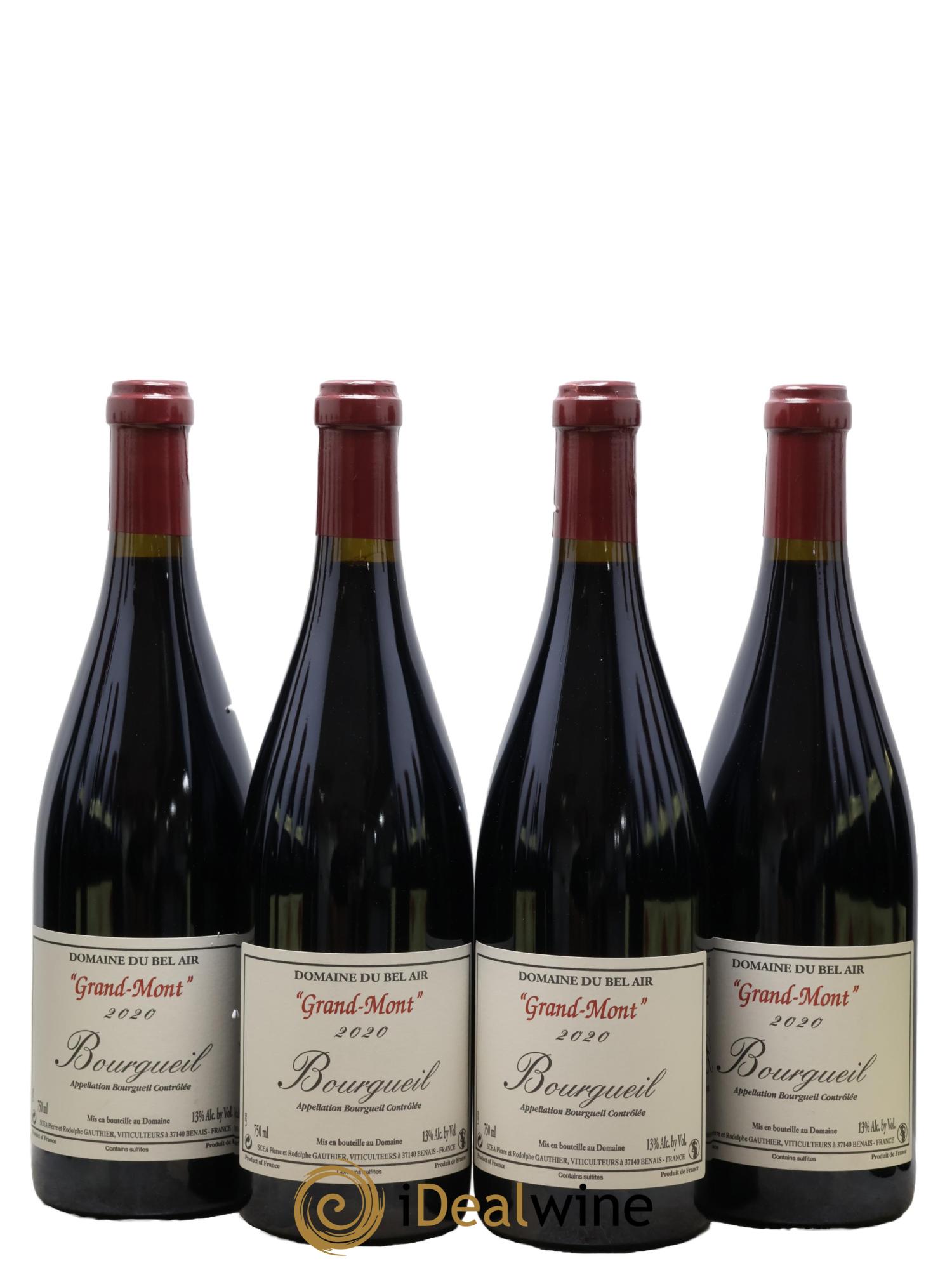 Bourgueil Grand Mont Domaine du Bel Air 2020 - Lot de 4 bouteilles - 0