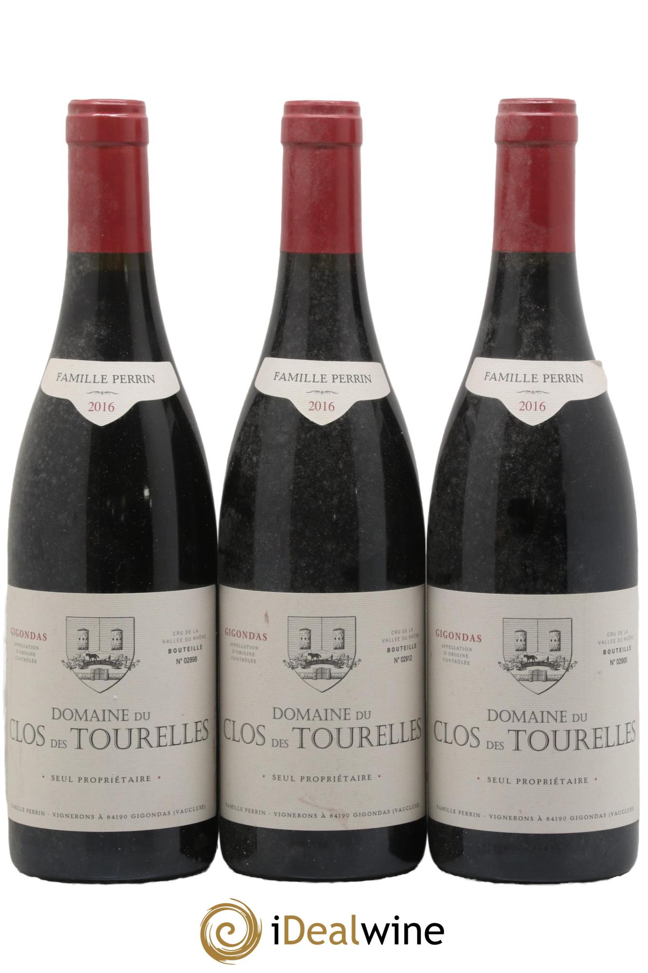 Gigondas Clos Des Tourelles (Domaine du) Famille Perrin 2016 - Lot de 3 bouteilles - 0