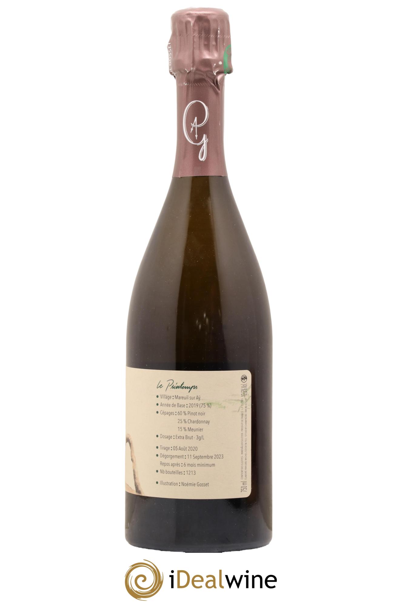 Au Fil des Temps Le Printemps Paul Gosset - Lot de 1 bouteille - 2
