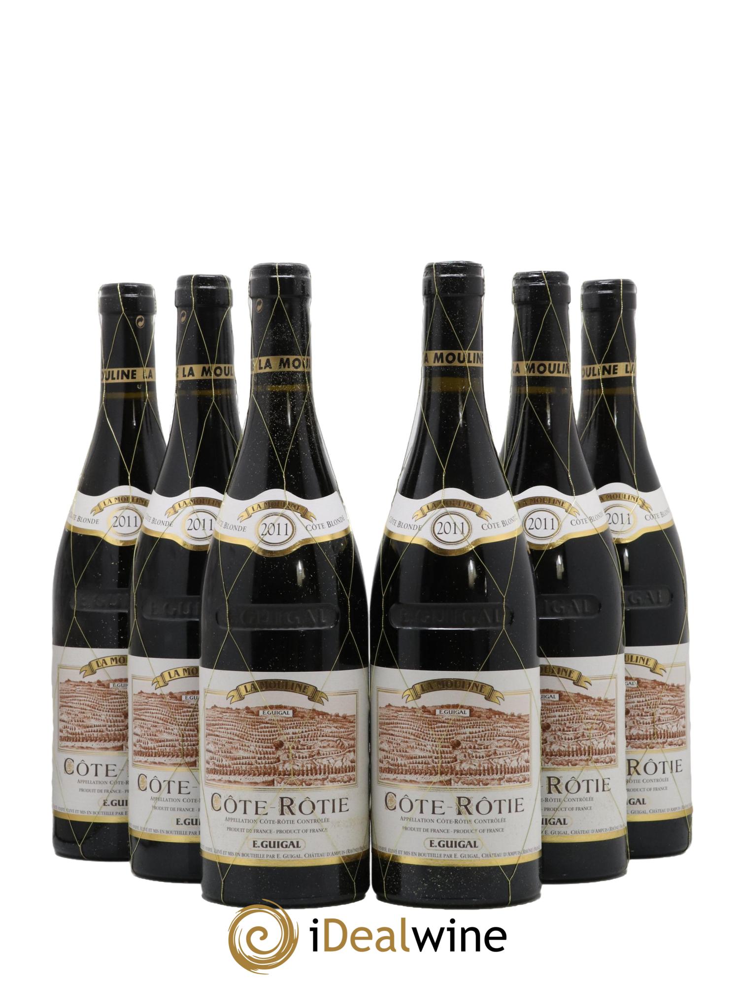 Côte-Rôtie La Mouline Guigal 2011 - Posten von 6 Flaschen - 0