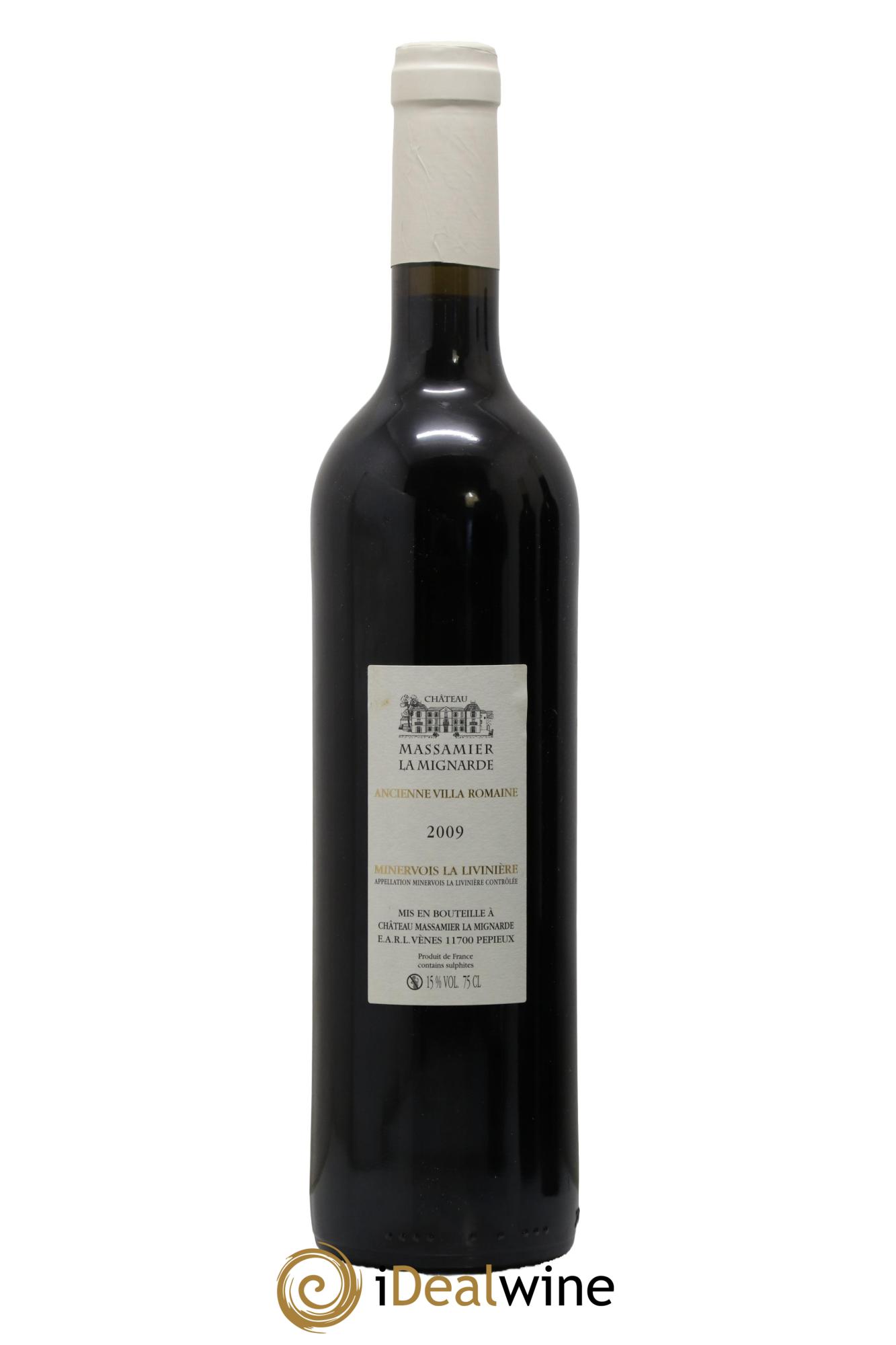 Minervois La Livinière Domus Maximus MMIX Château Massamier La Mignarde 2009 - Lot of 1 bottle - 1