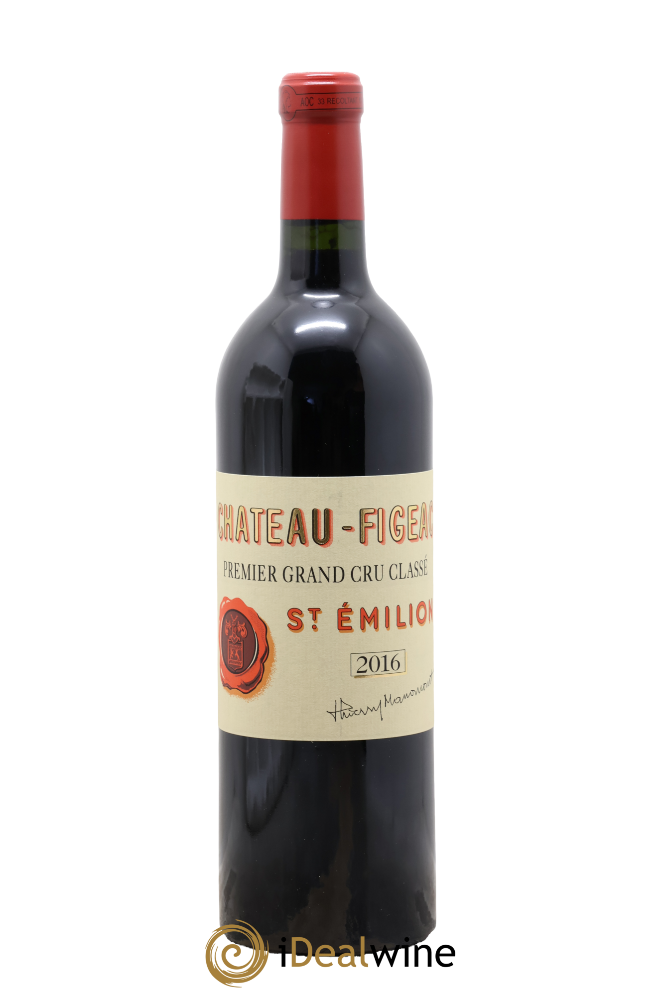 Château Figeac 1er Grand Cru Classé A 2016 - Lot de 1 bouteille - 0