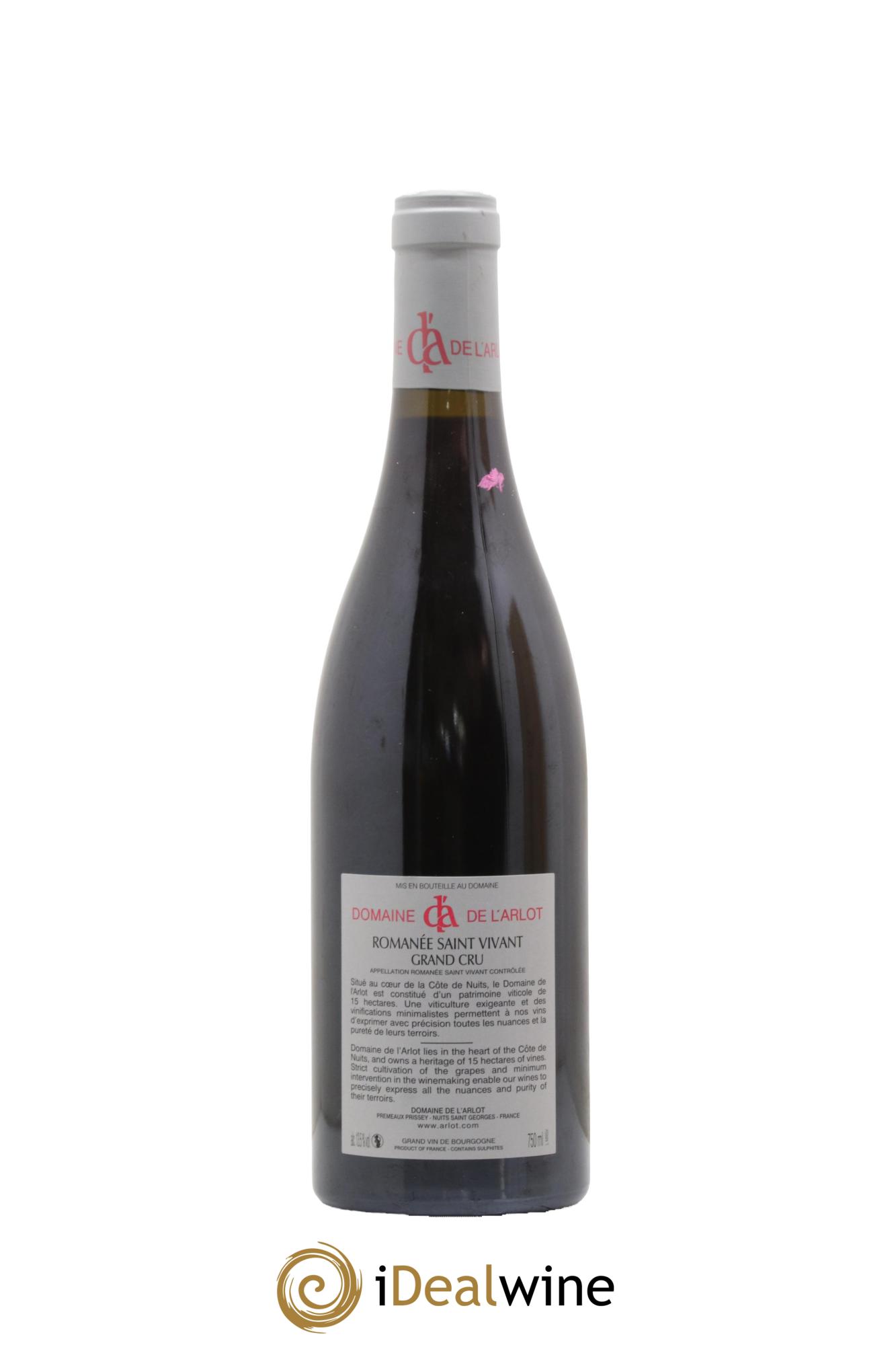 Romanée-Saint-Vivant Grand Cru Domaine de l'Arlot 2017 - Lotto di 1 bottiglia - 2