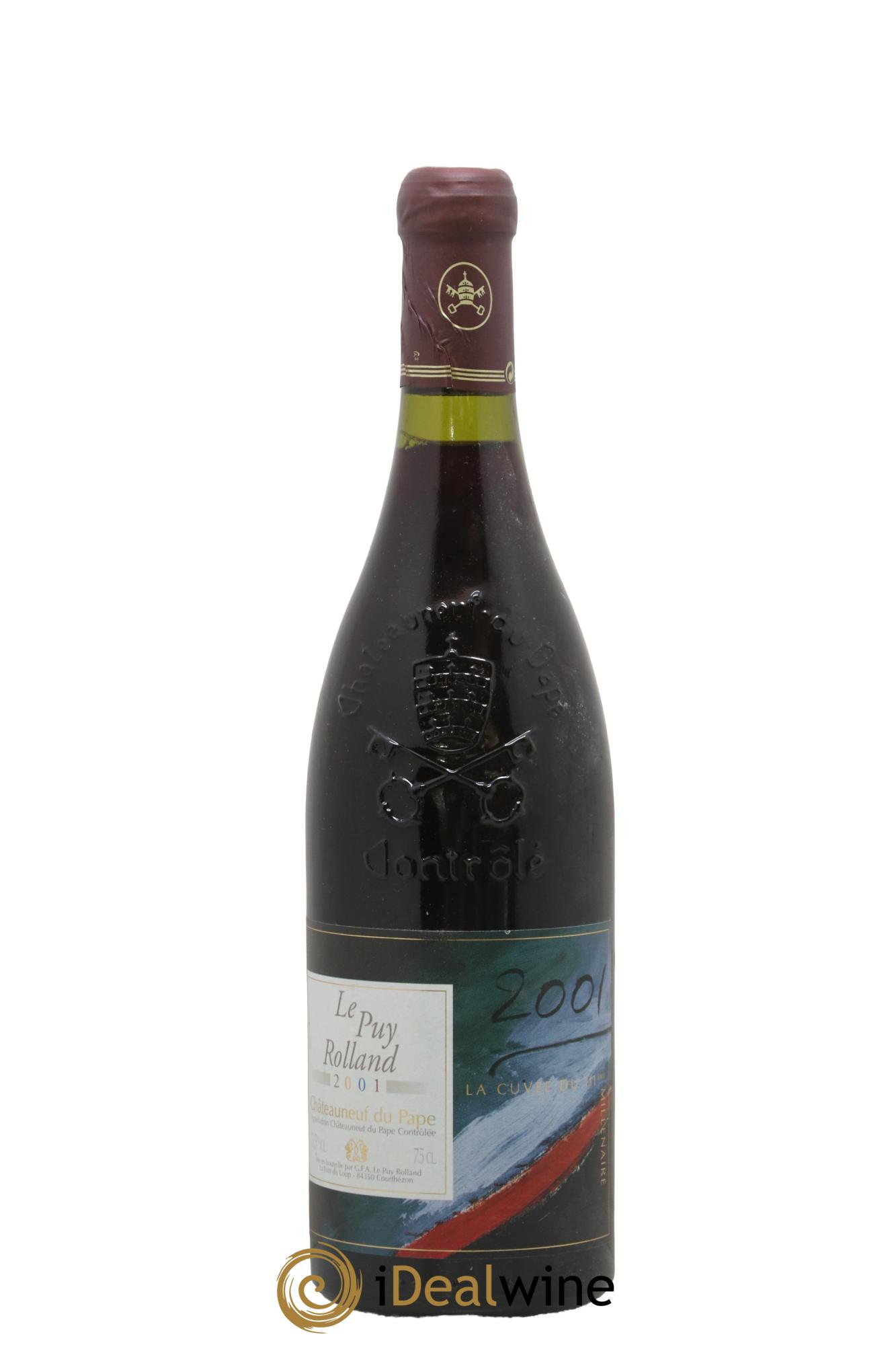 Châteauneuf-du-Pape Cuvée Du III Millénaire Le Puy Rolland Font Du Loup 2001 - Lot of 1 bottle - 0