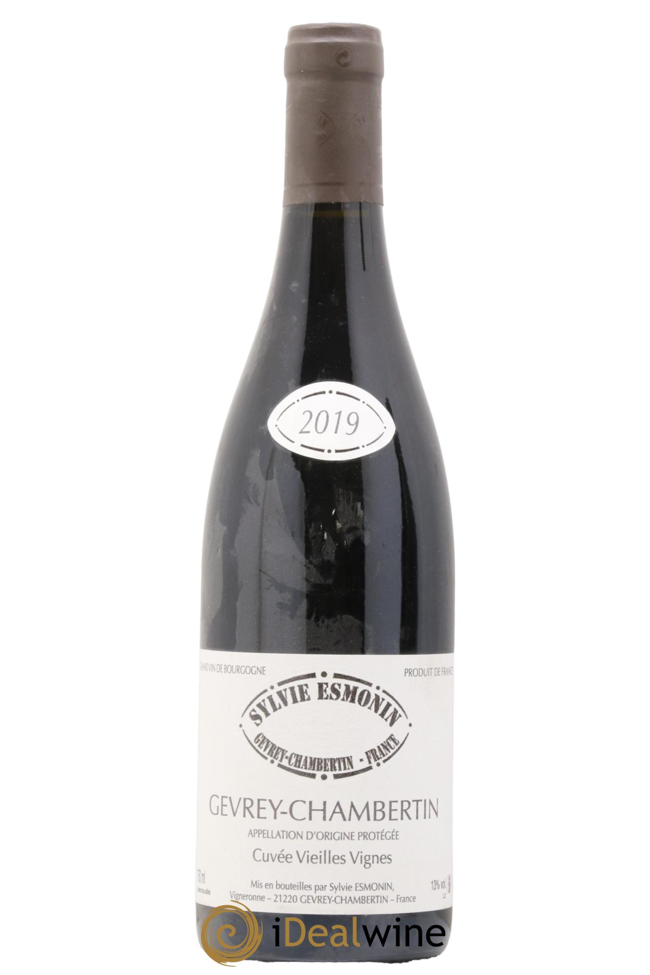 Gevrey-Chambertin Vieilles Vignes Sylvie Esmonin 2019 - Lot de 1 bouteille - 0