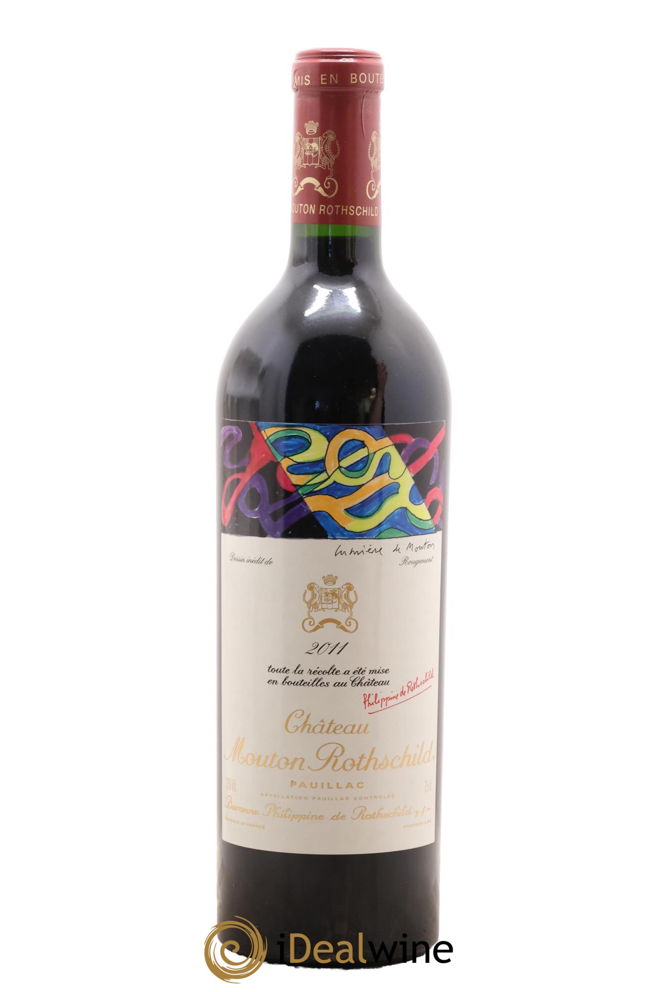 Château Mouton Rothschild 1er Grand Cru Classé 2011 - Lot de 1 bouteille - 0