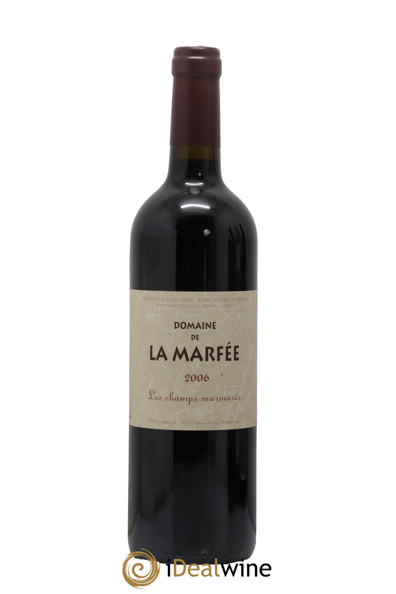 Saint Georges d'Orques Les Champs murmurés Domaine de la Marfée 2006 - Lot de 1 bouteille - 0