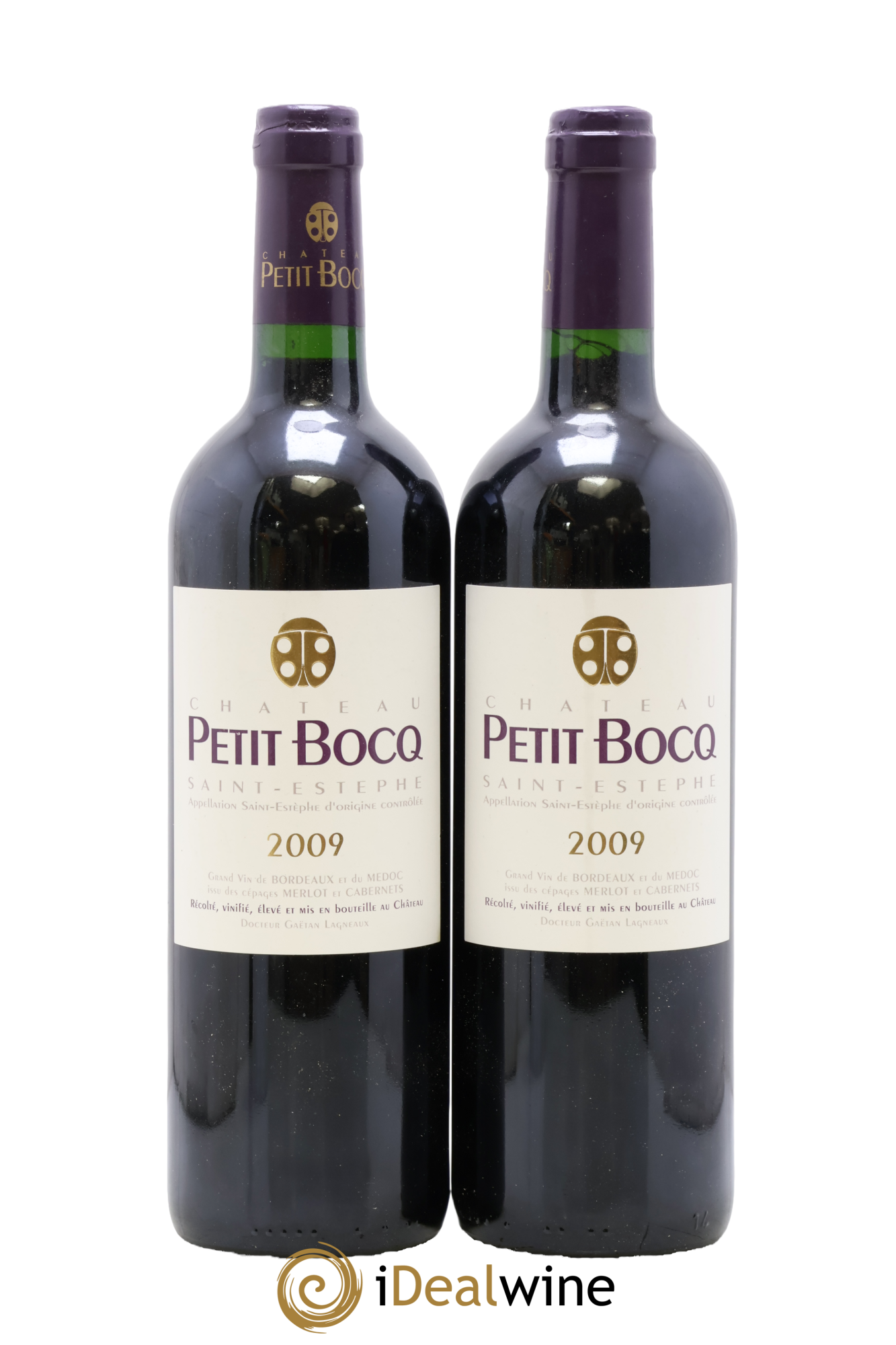 Château Petit Bocq Cru Bourgeois 2009 - Lot de 2 bouteilles - 0