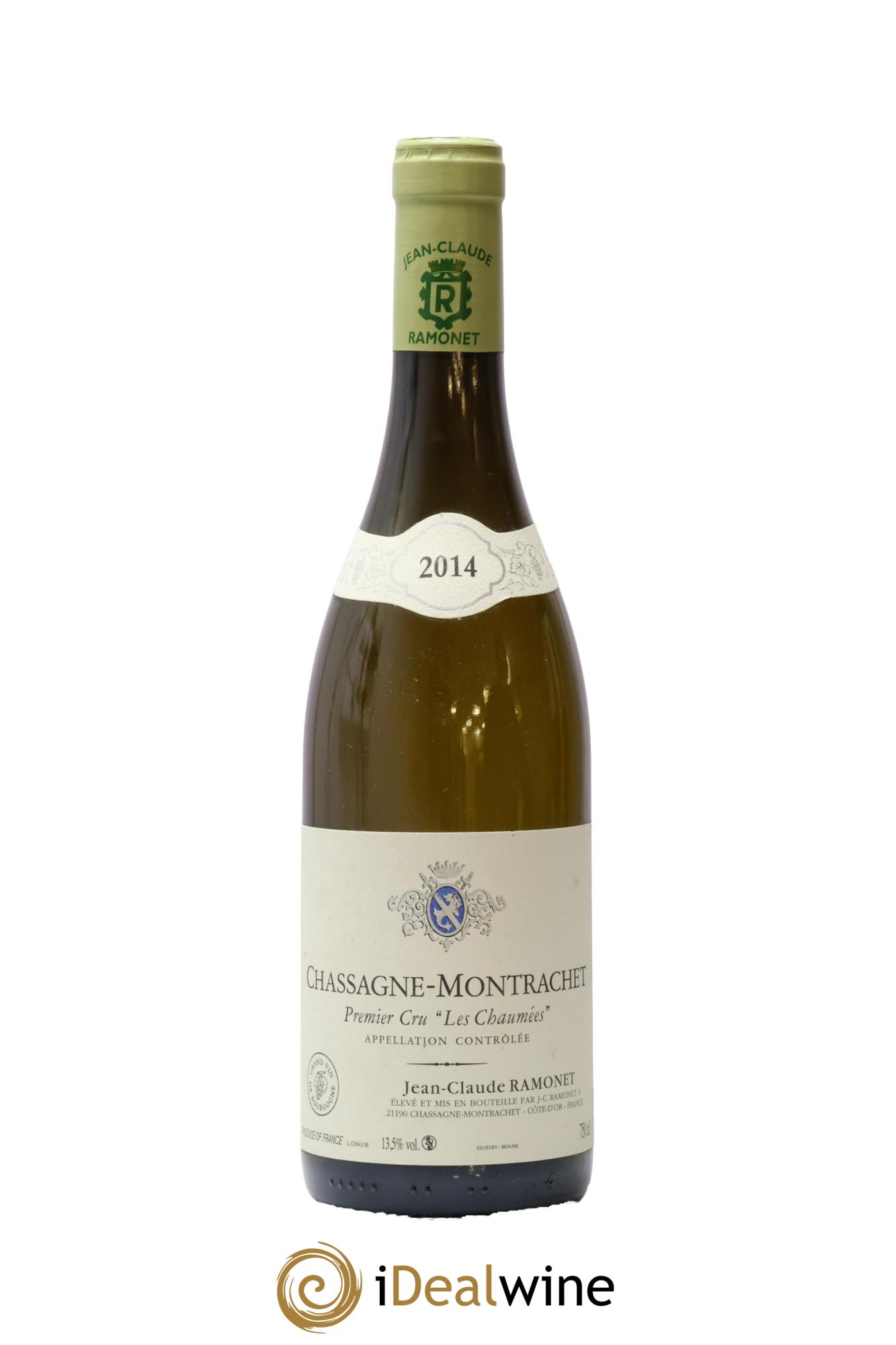 Chassagne-Montrachet 1er Cru Les Chaumées Ramonet (Domaine) 2014 - Lot de 1 bouteille - 0