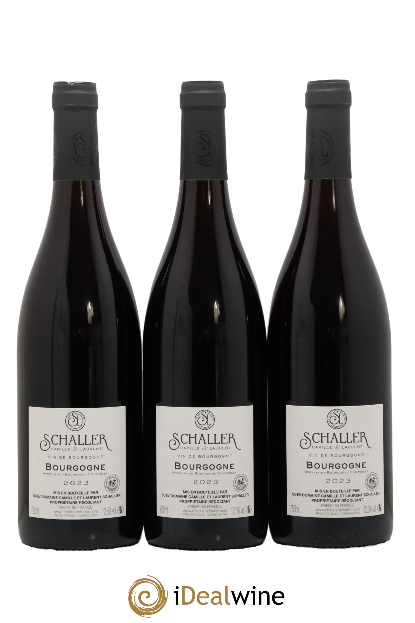 Bourgogne Pinot Noir Camille Et Laurent Scahller 2023 - Posten von 3 Flaschen - 1