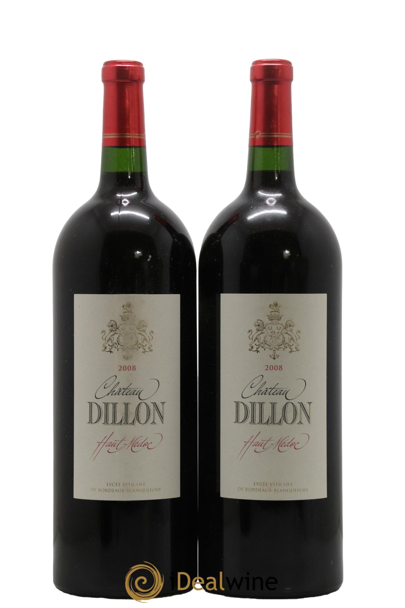 Château Dillon Cru Bourgeois 2008 - Posten von 2 Magnum - 0
