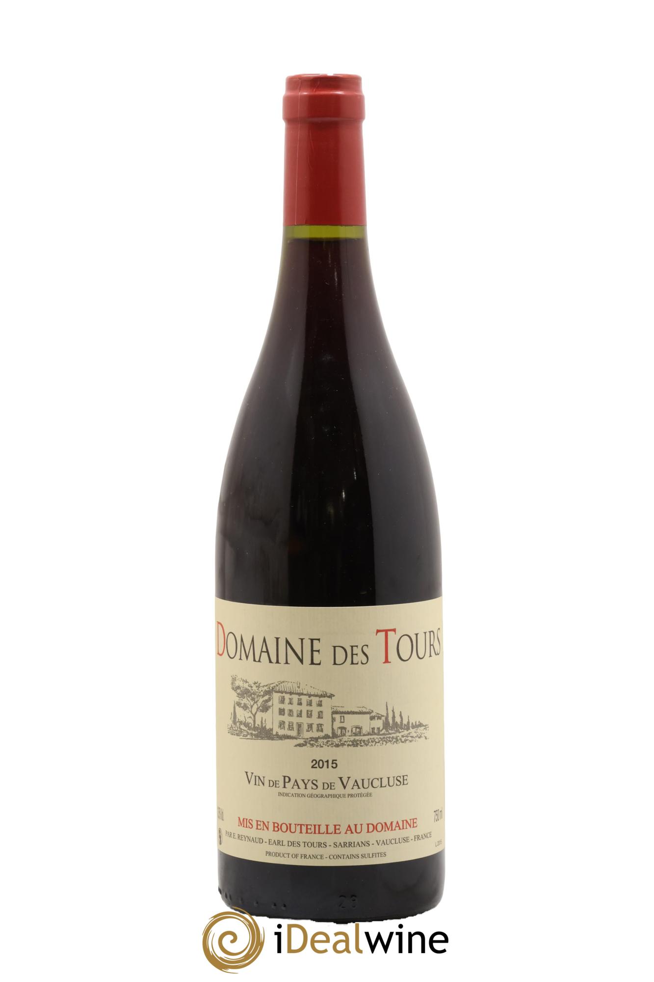 Vaucluse (Vin de Pays de Vaucluse) Domaine des Tours Emmanuel Reynaud 2015 - Lotto di 1 bottiglia - 0