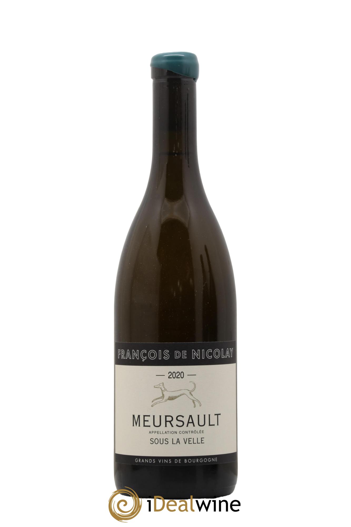 Meursault Sous La Velle Francois de Nicolay 2020 - Lot de 1 bouteille - 0